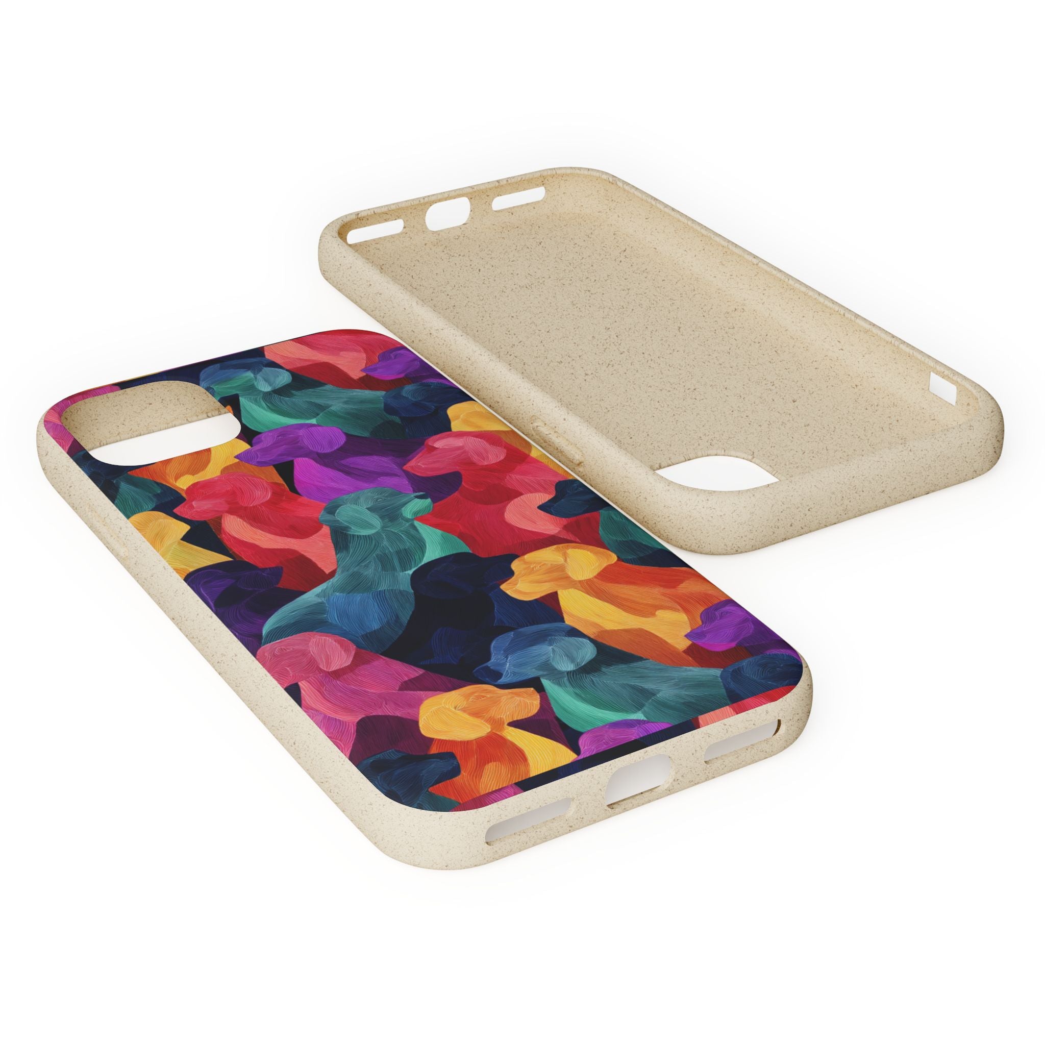 Colorful Dog-Themed Biodegradable Phone Cases, Eco-friendly Gifts for Pet Lovers, Sustainable Accessories for Everyday Use, Dog Lover [...]