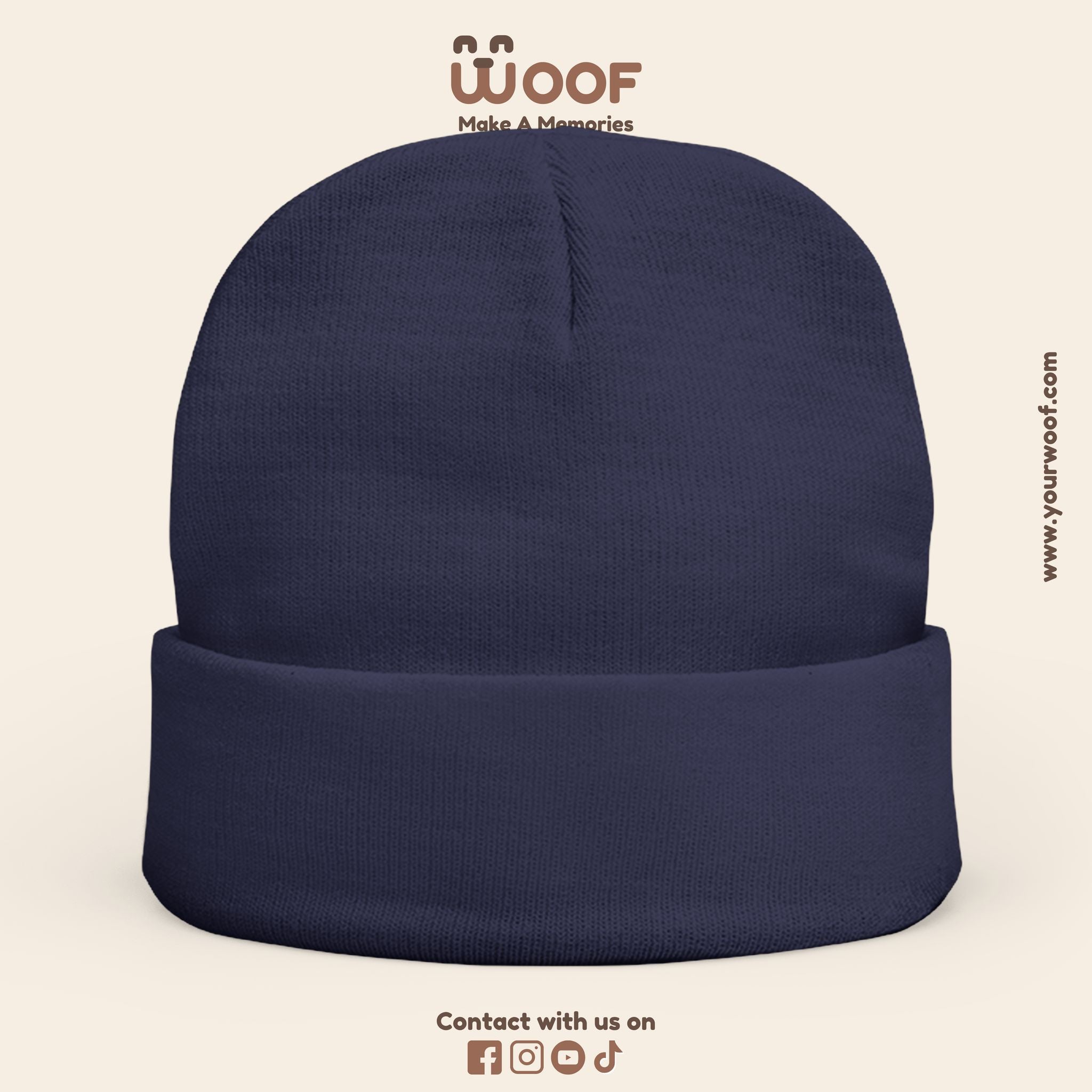 Custom Embroidered Knit Beanie, Warm Winter Hat, Personalized Gift, Cozy Fashion Accessory, Ideal for Holidays and Outdoor Fun