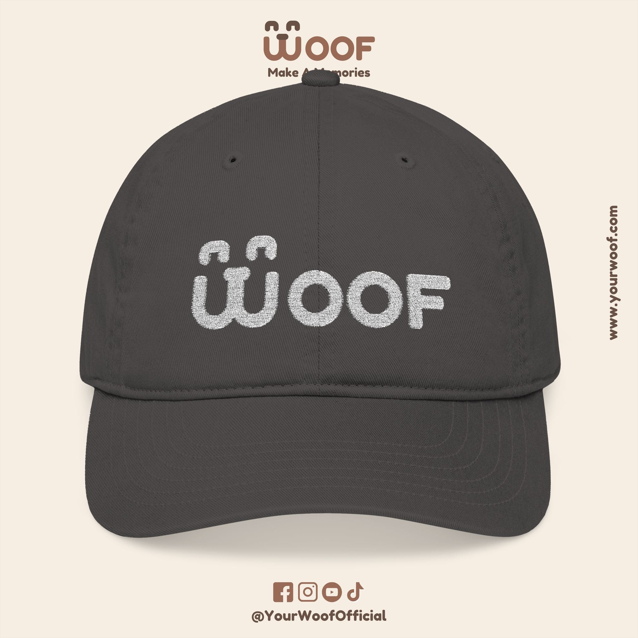 Organic Pet Lover Baseball Cap, Dog Lover Gift, Embroidered Cap, Casual Hat, Eco-Friendly Accessory, Dog Mom/Dad Cap