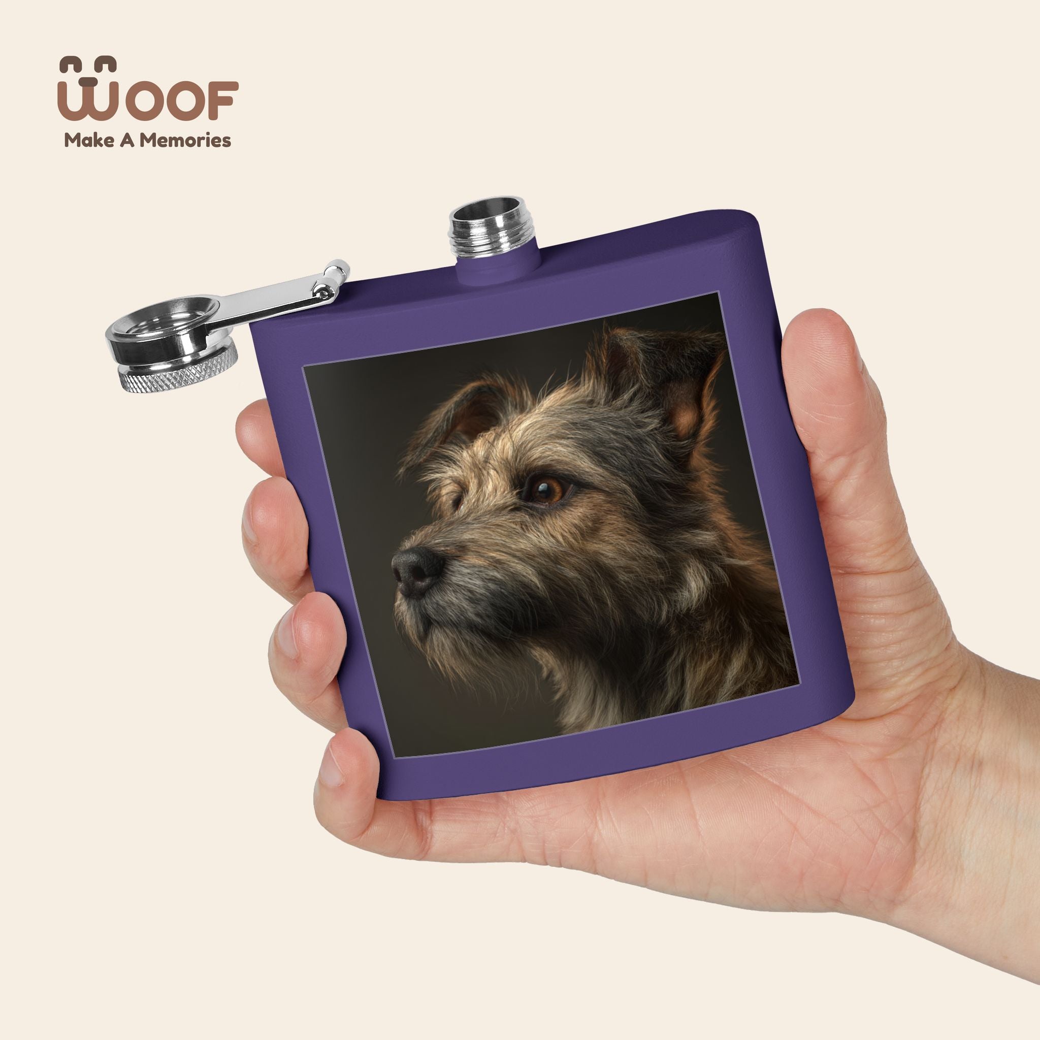Personalized Dog Lover's Flask, Stainless Steel Flask Gift for Pet Owners, Custom Engraved Wine Flask, Dog-Themed Travel Flask, Unique [...]