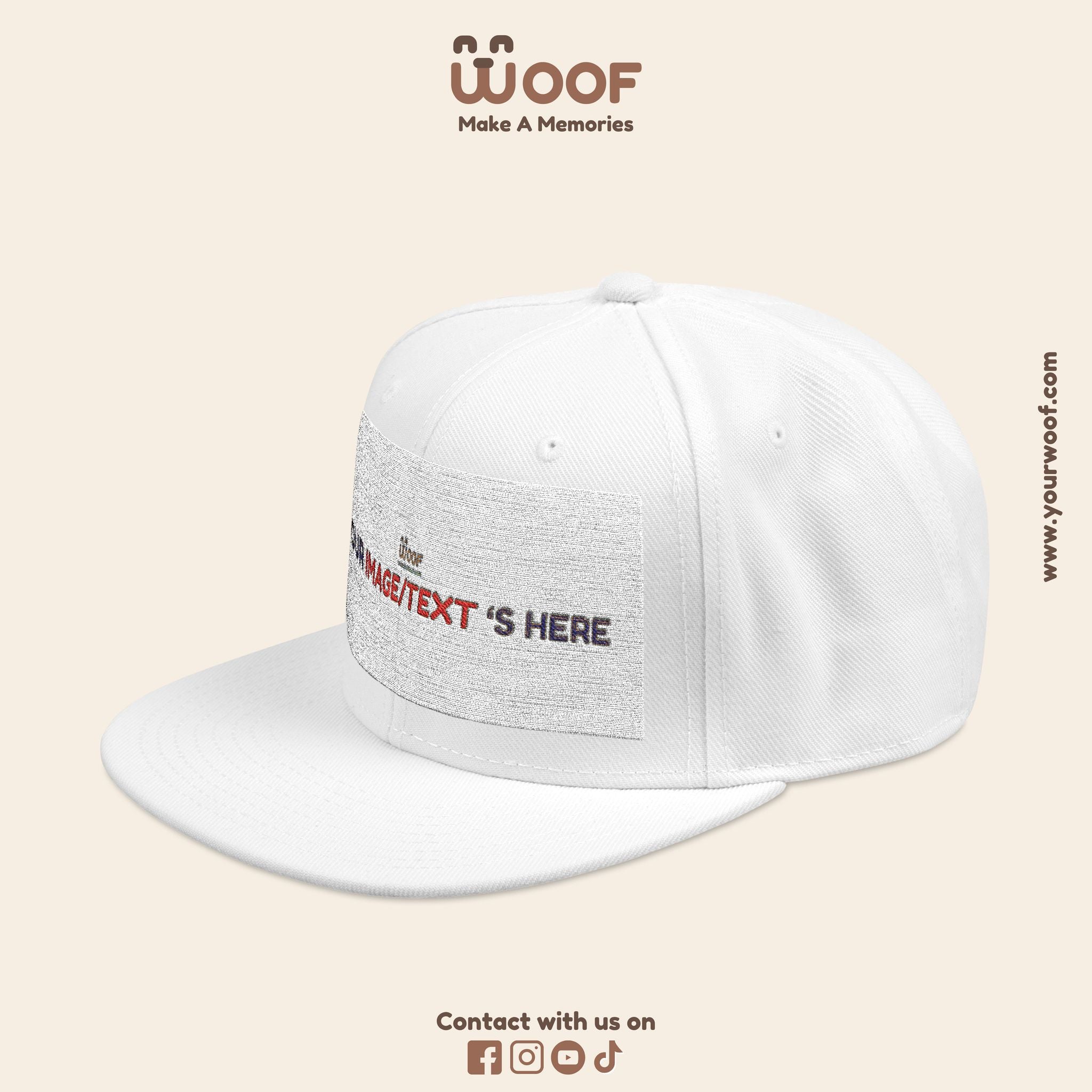 Custom Embroidered Snapback Hat, Personalized Cap, Unique Gifts, Dad Hat, Fashion Accessory, Customized Headwear