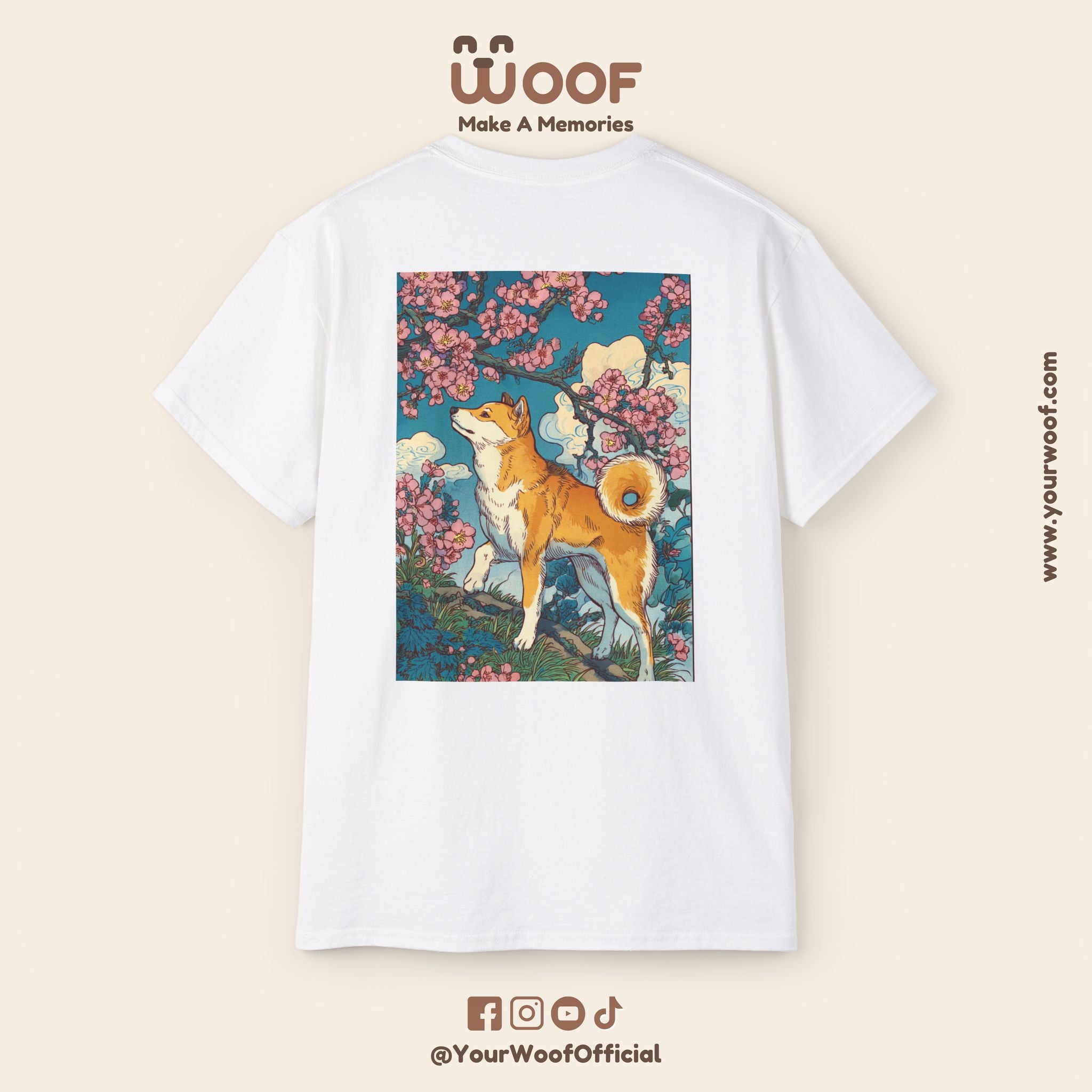 Floral Dog Art Tee, Unisex Tee, Pet Lover Shirt, Eco-Friendly Fashion, Gift for Dog Owners, Dog Mom Gift