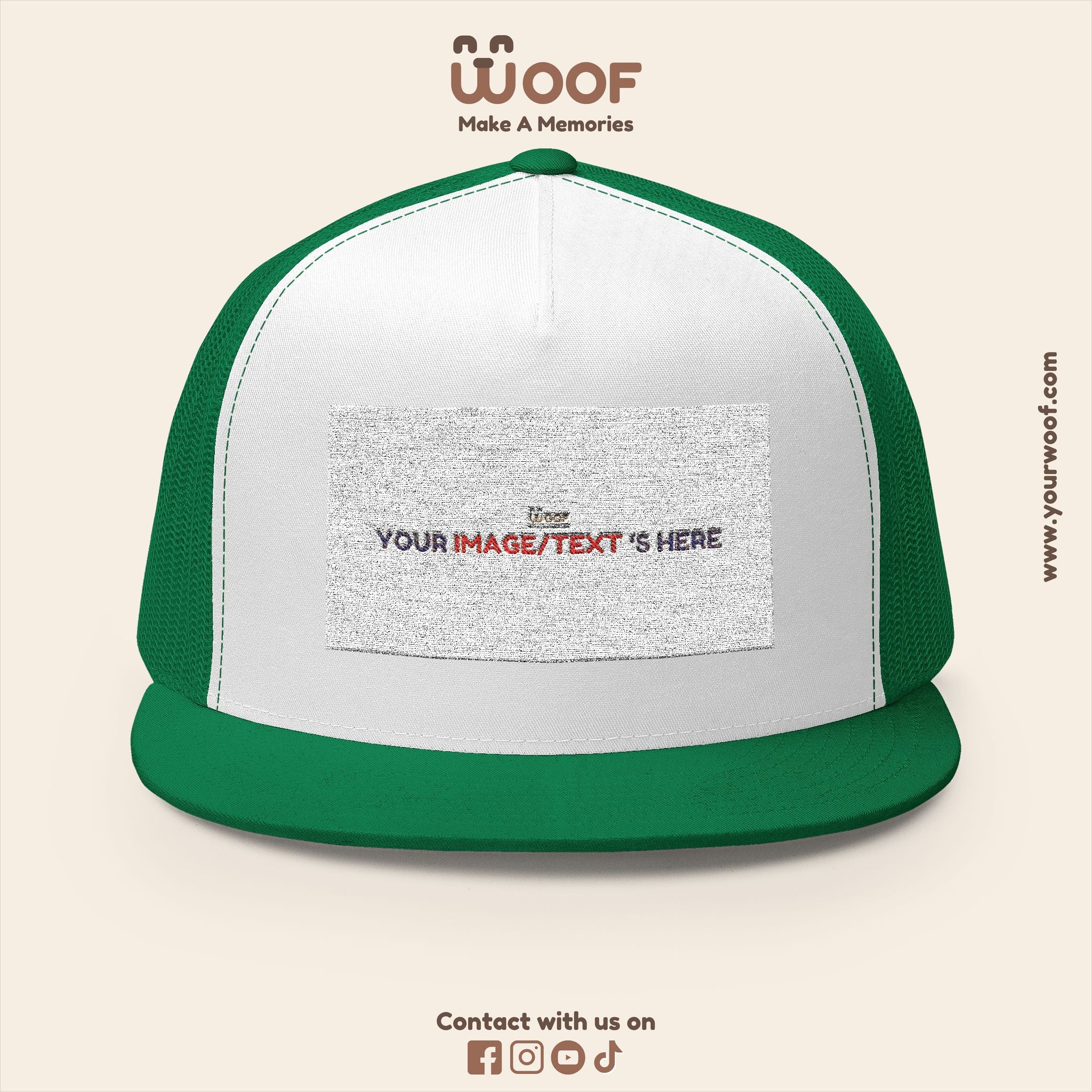 Stylish 5 Panel Trucker Cap – Custom Embroidered Hat, Perfect for Outdoor Adventures, Casual Wear, Summer Festivals, Gift Idea