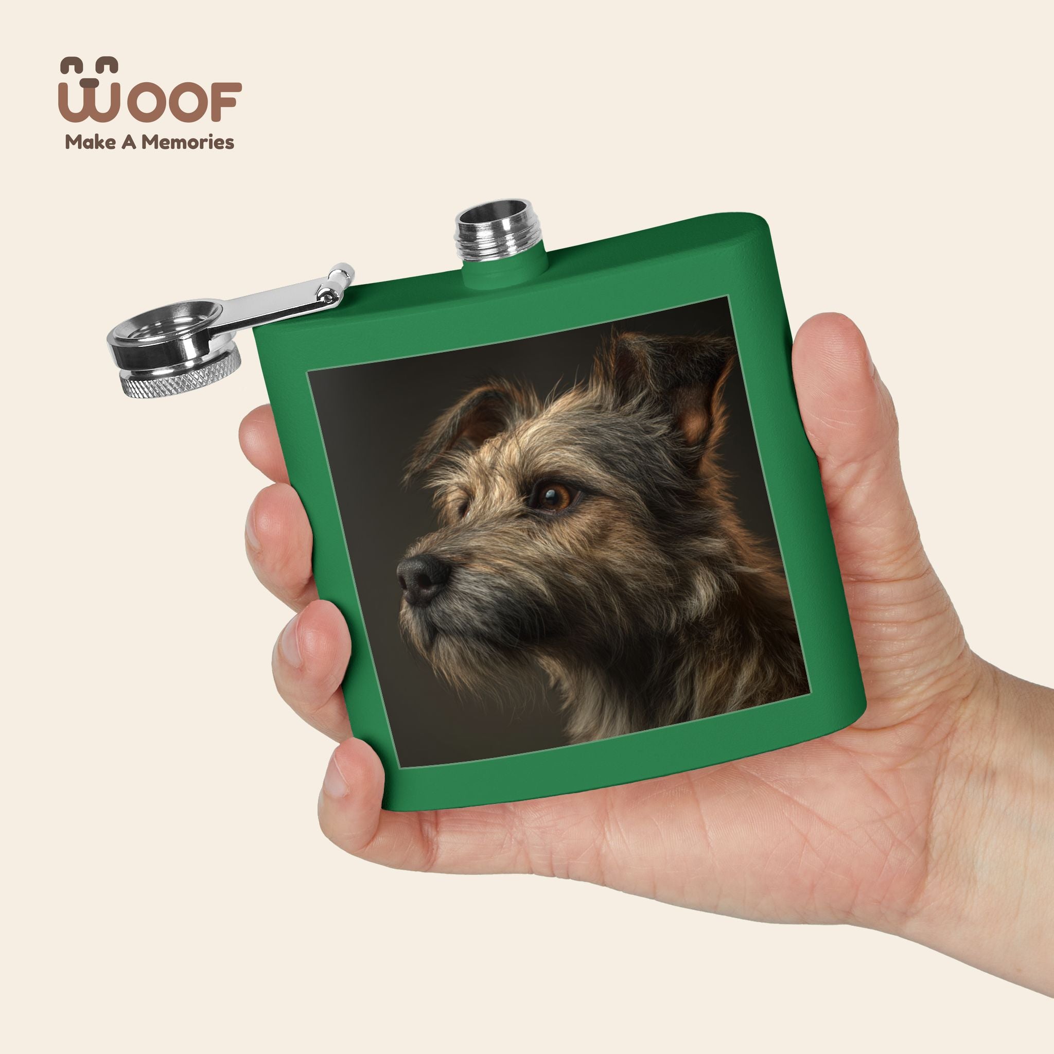 Personalized Dog Lover's Flask, Stainless Steel Flask Gift for Pet Owners, Custom Engraved Wine Flask, Dog-Themed Travel Flask, Unique [...]