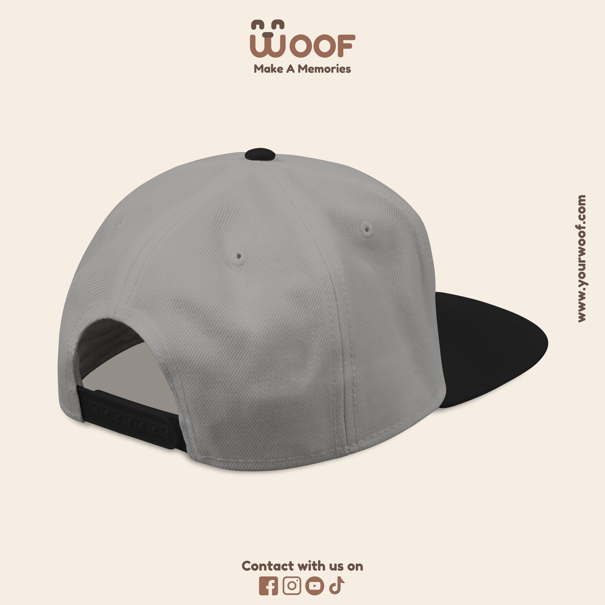 Custom Embroidered Snapback Hat, Personalized Cap, Unique Gifts, Dad Hat, Fashion Accessory, Customized Headwear