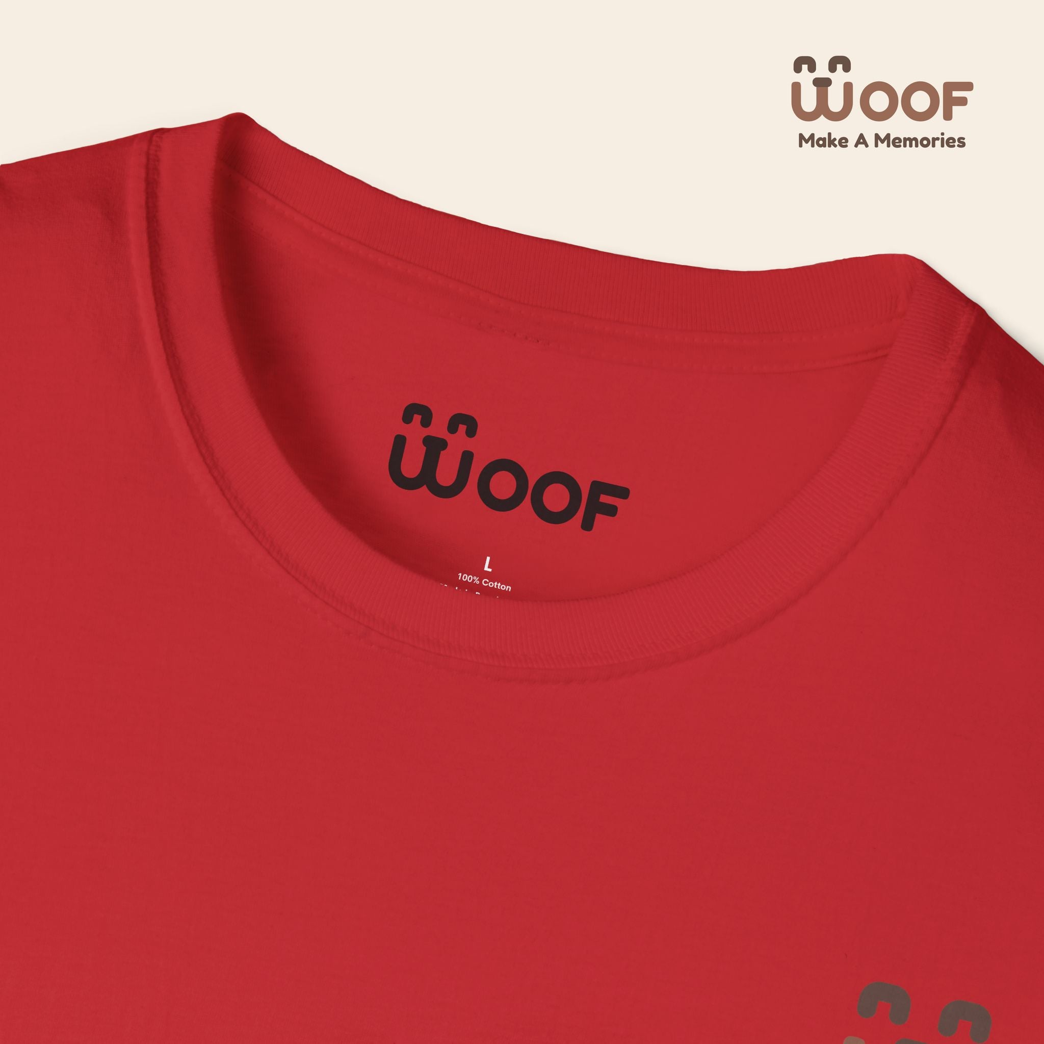 Dog Lover Softstyle T-Shirt | Personalized Pet Tee, Animal Lover Gift, Cute Graphic Shirt, Holiday Apparel, Woof T-Shirt