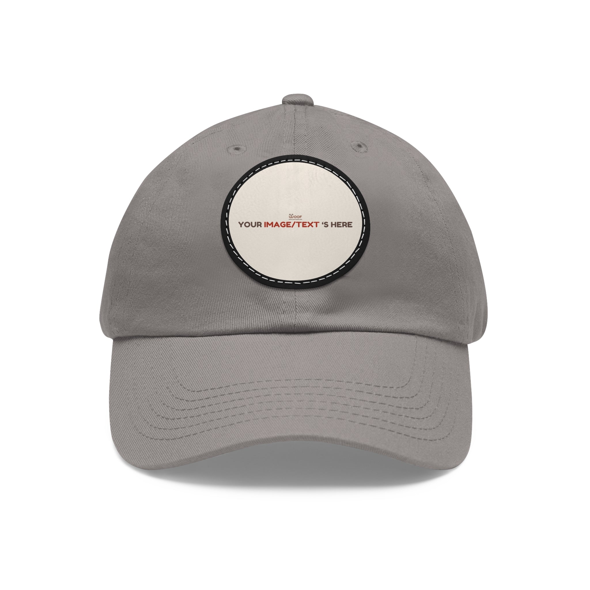 Stylish Dad Hat with Custom Leather Patch, Gifts for Dad, Casual Cap, Vintage Style Hat, Father's Day Accessories, Personalized Headwear