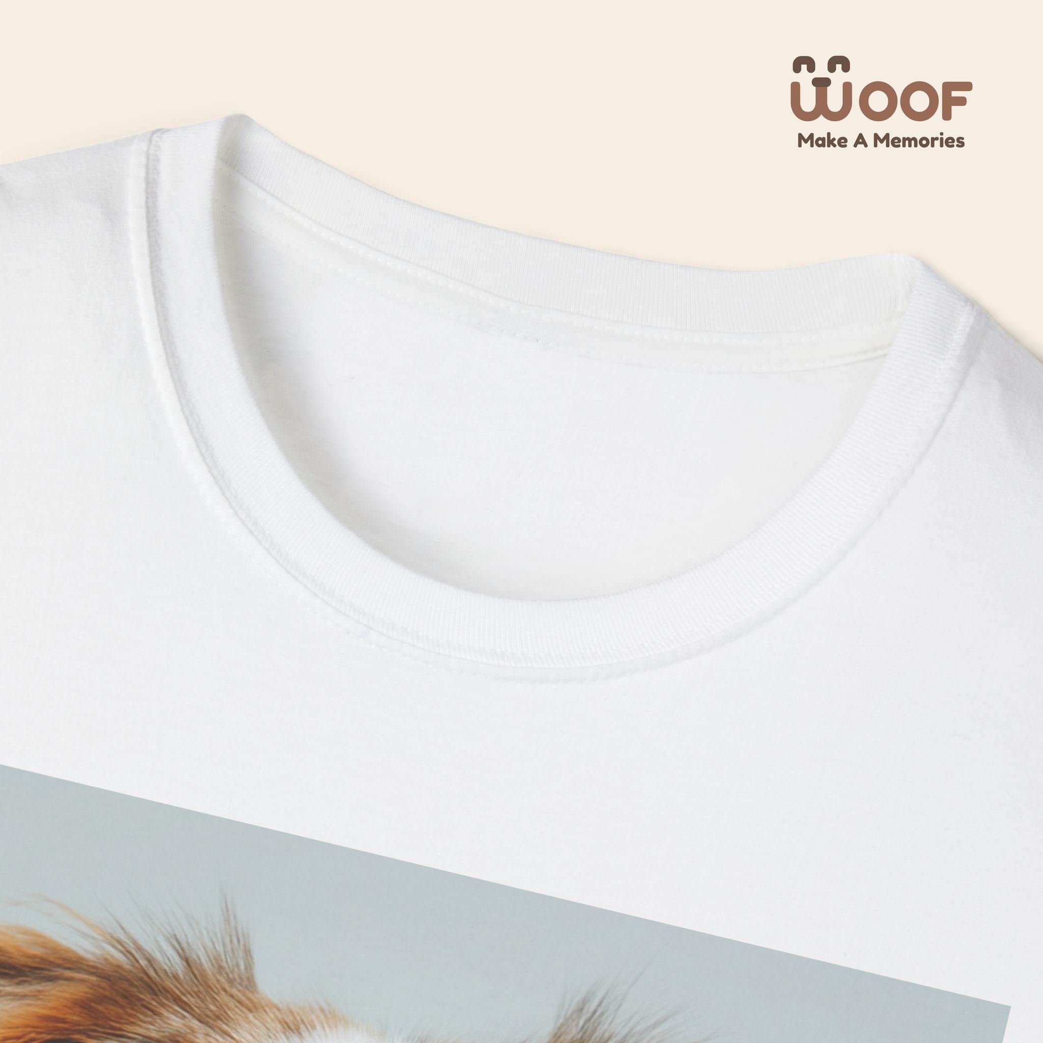 Joyful Dog Portrait Unisex Softstyle T-Shirt - Perfect for Pet Lovers!