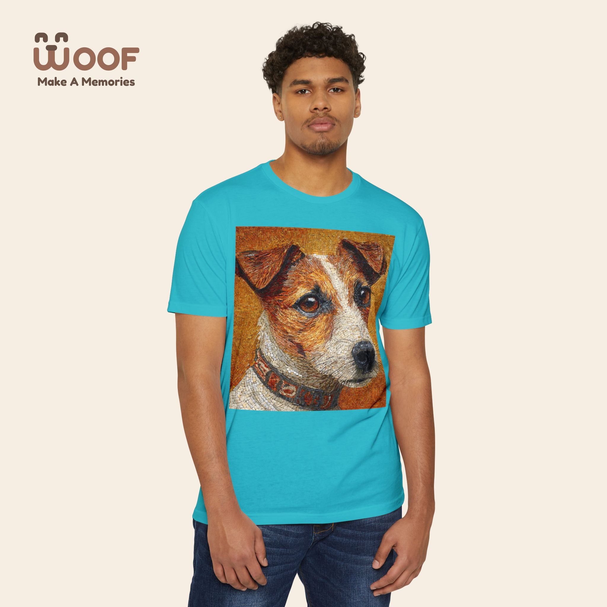 Dog Lover's Portrait T-shirt | Unisex Graphic Tee | Pet Gift | Animal Lover Apparel | Cute Dog Shirt | Animal Artwork Tee