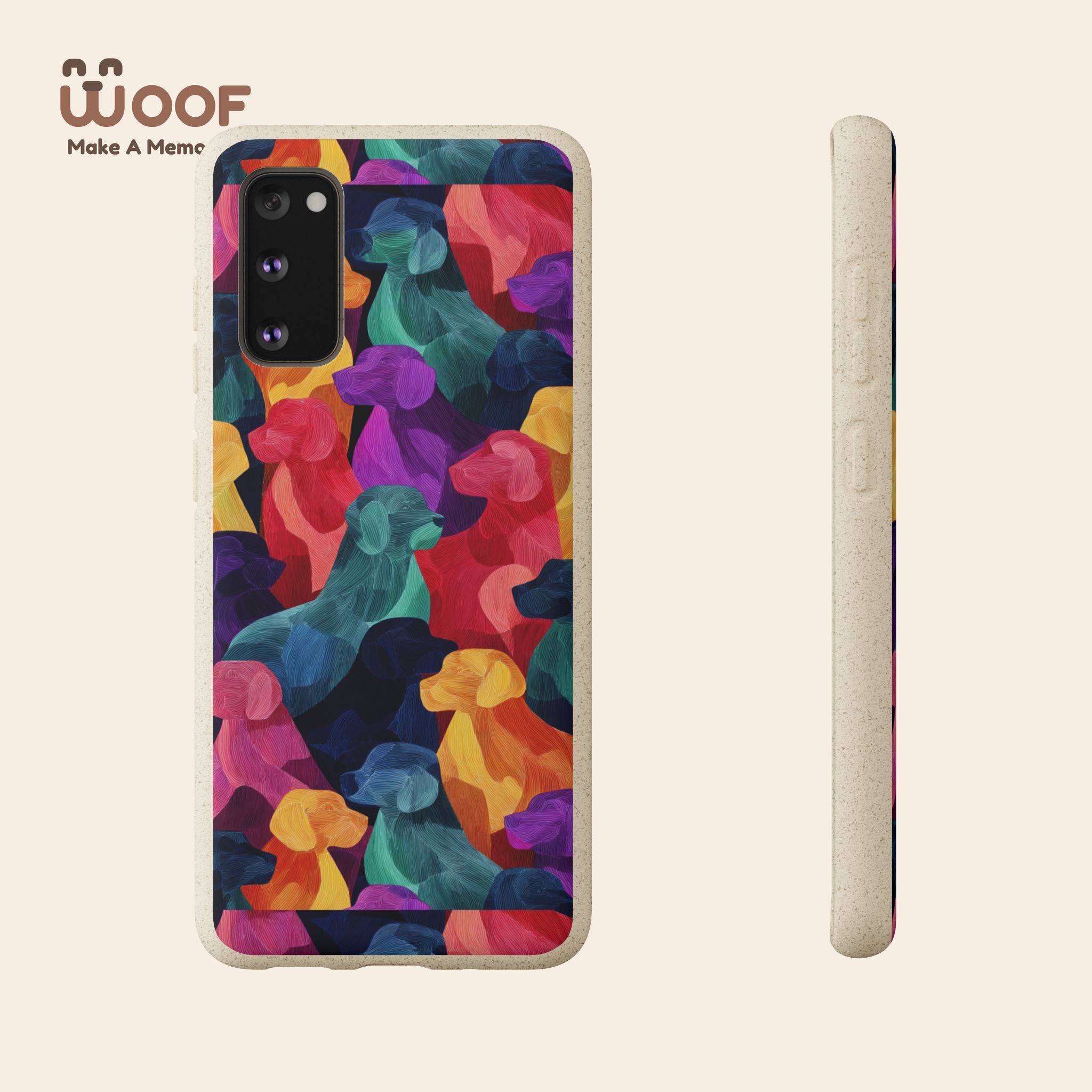 Colorful Dog-Themed Biodegradable Phone Cases, Eco-friendly Gifts for Pet Lovers, Sustainable Accessories for Everyday Use, Dog Lover [...]