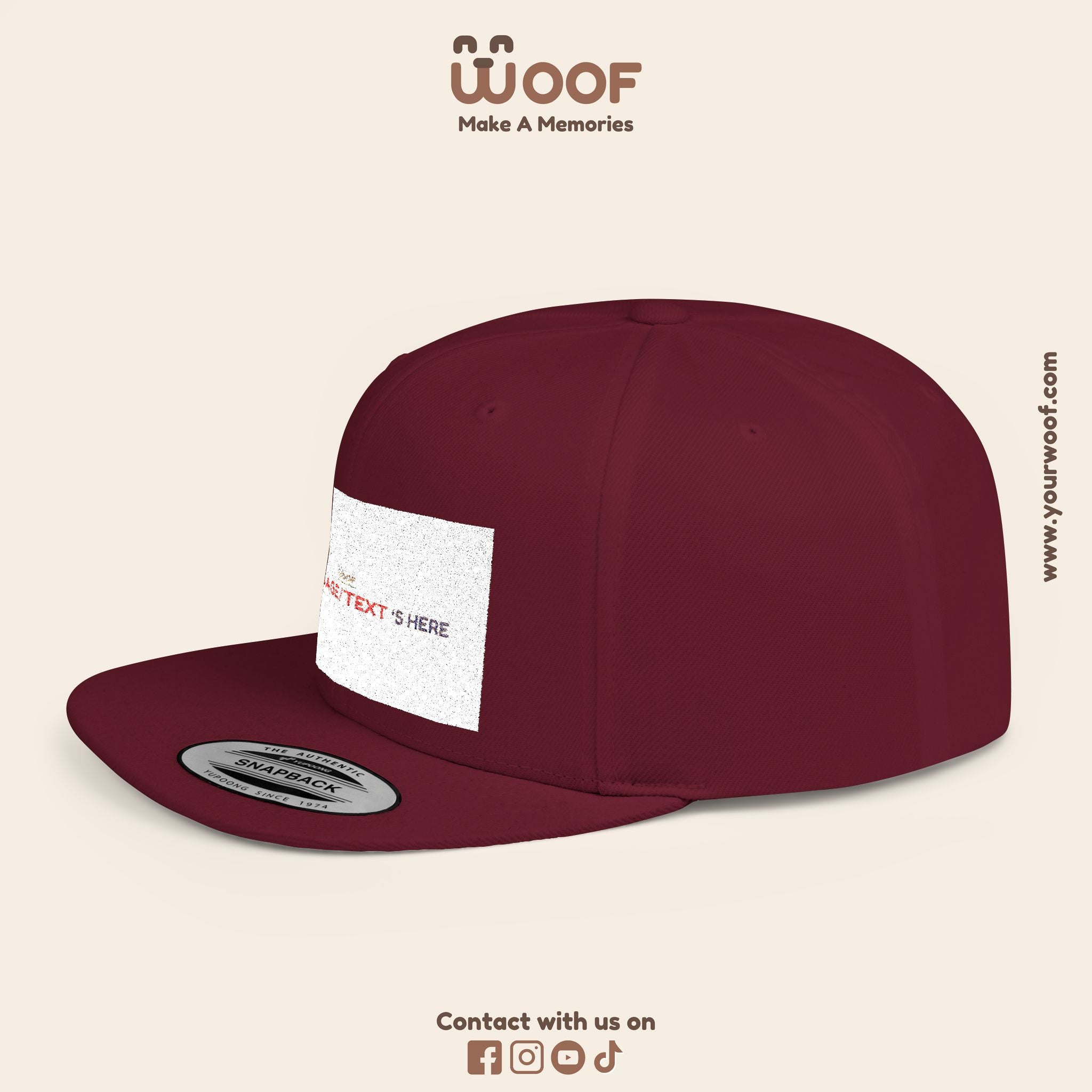 Stylish Flat Bill Snapback Hat, Custom Cap, Trendy Streetwear, Gift for Him/Her, Perfect for Events & Fashion Lovers