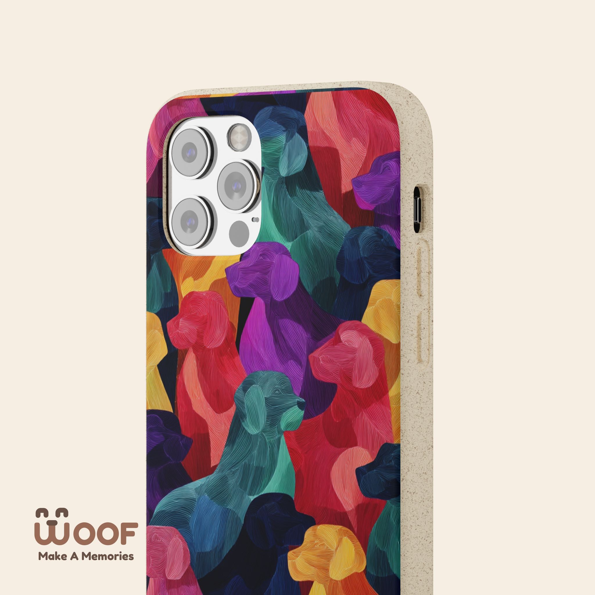 Colorful Dog-Themed Biodegradable Phone Cases, Eco-friendly Gifts for Pet Lovers, Sustainable Accessories for Everyday Use, Dog Lover [...]