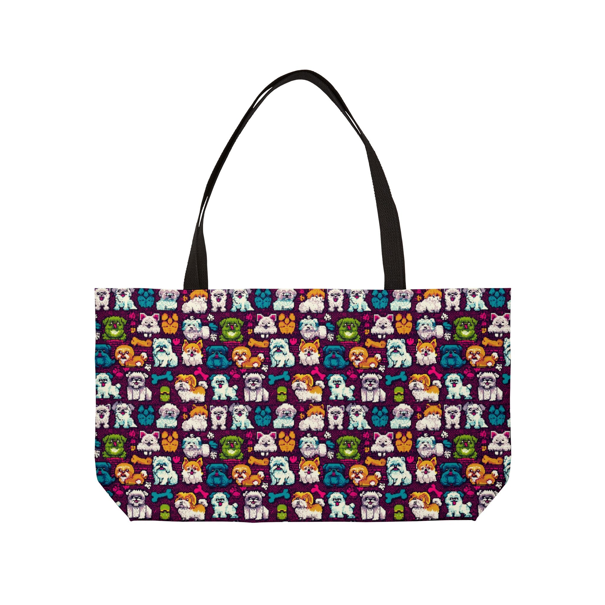 Whimsical Animal Weekender Tote Bag, Cute Travel Bag, Colorful Beach Tote, Fun Gym Bag, Animal Lover Gift, Unique Shopping Tote