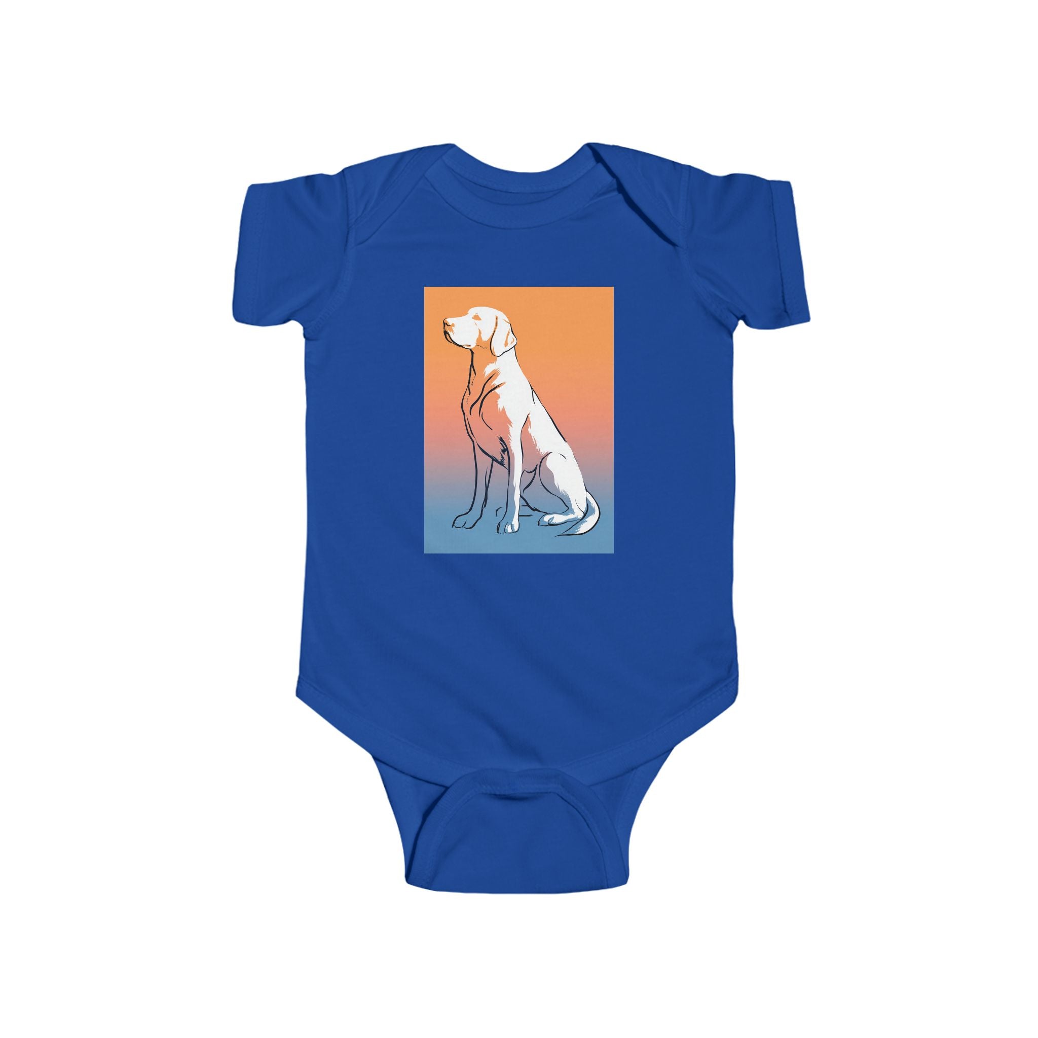 Cute Dog Graphic Infant Bodysuit, Baby Clothes, Pet Lover Gift, Newborn Outfit, Unisex Baby Attire, Animal Print Onesie