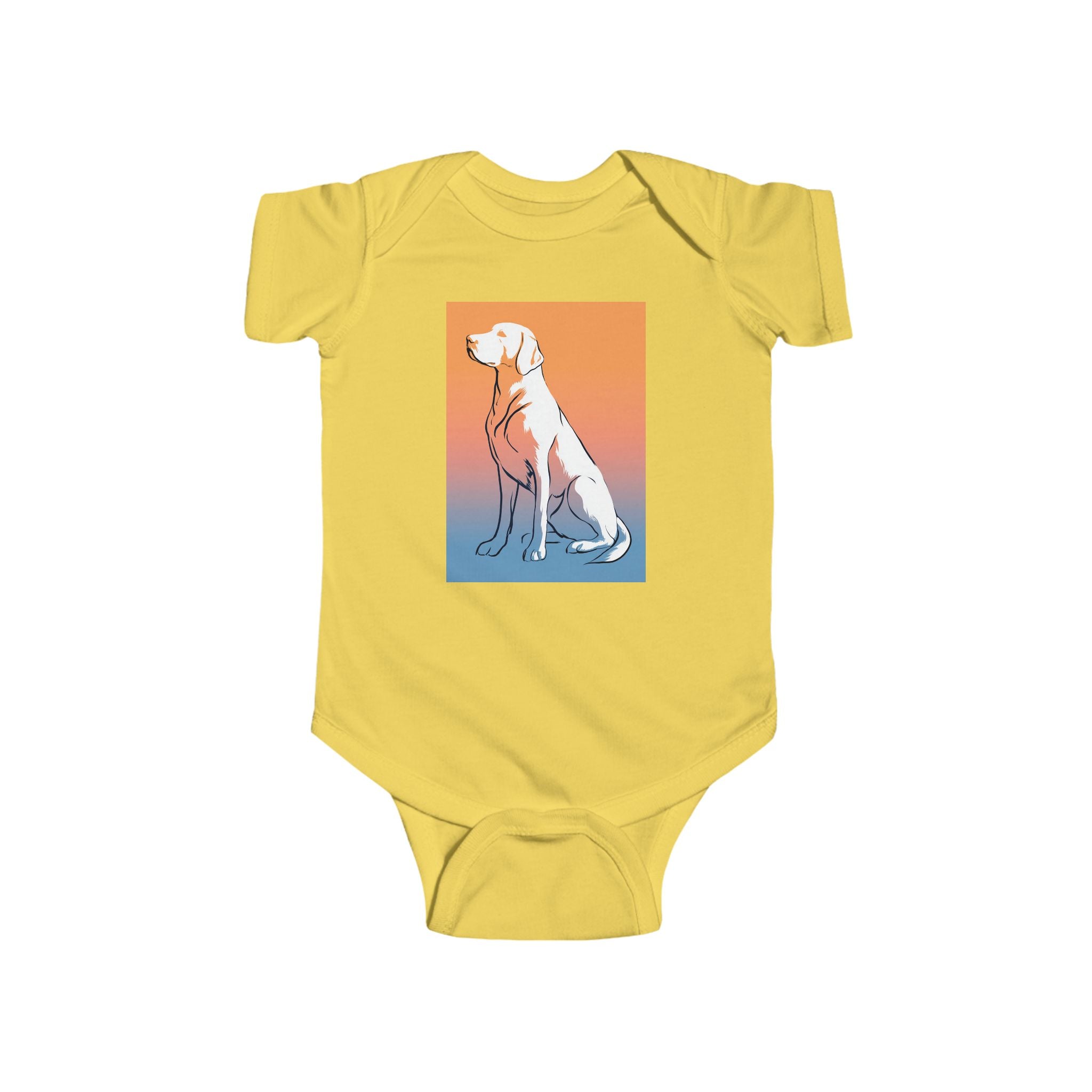 Cute Dog Graphic Infant Bodysuit, Baby Clothes, Pet Lover Gift, Newborn Outfit, Unisex Baby Attire, Animal Print Onesie