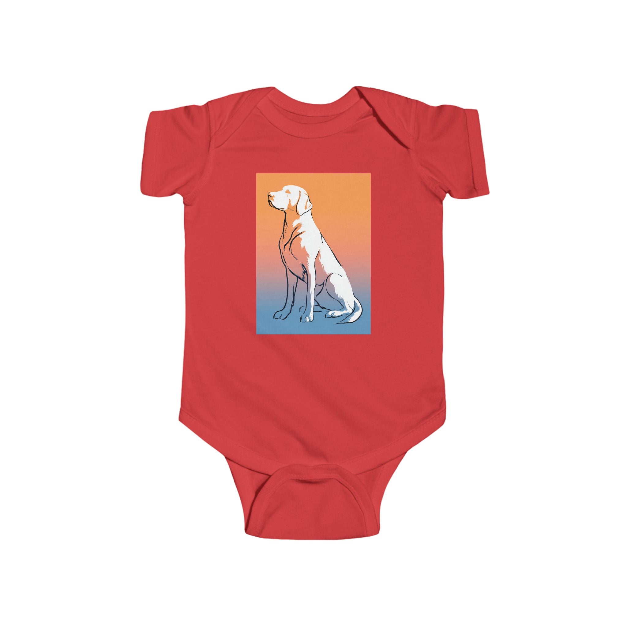 Cute Dog Graphic Infant Bodysuit, Baby Clothes, Pet Lover Gift, Newborn Outfit, Unisex Baby Attire, Animal Print Onesie