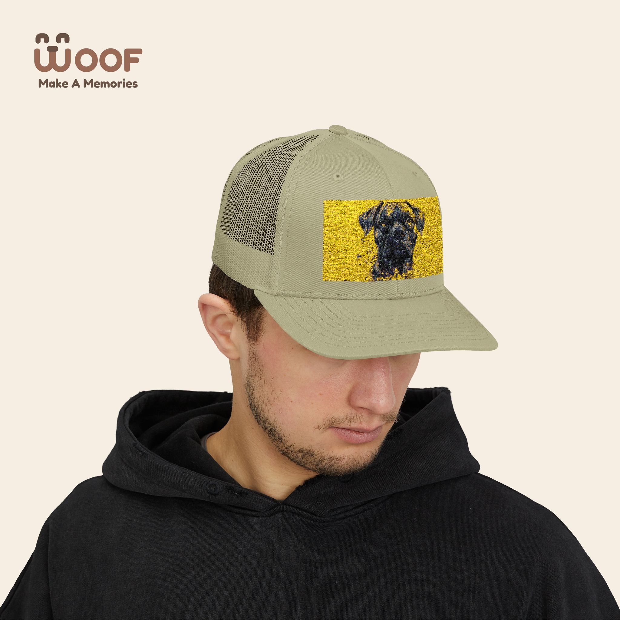 Personalized Dog Lover Snapback Cap, Adjustable Trucker Hat, Gift for Dog Owners, Pet Memory Cap, Fun Customizable Hat