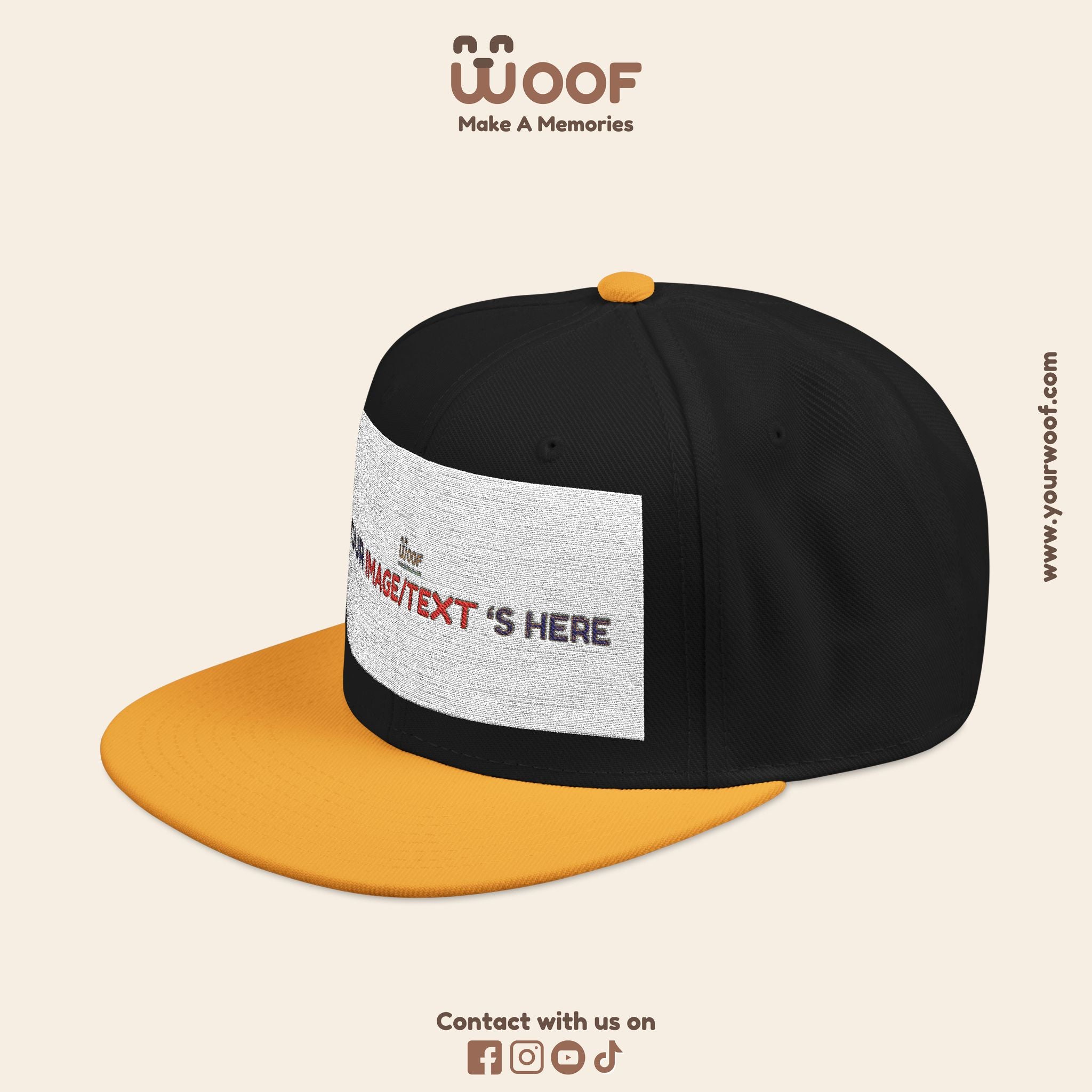 Custom Embroidered Snapback Hat, Personalized Cap, Unique Gifts, Dad Hat, Fashion Accessory, Customized Headwear