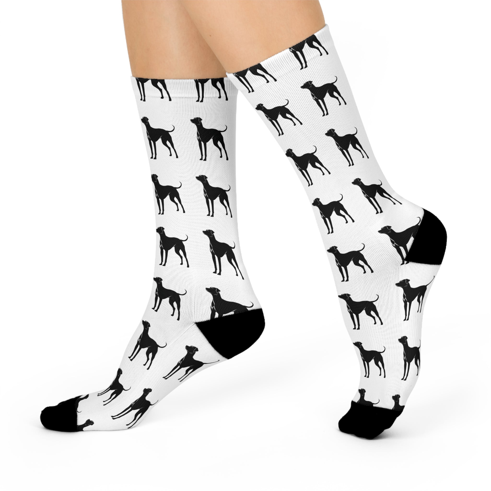 Stylish Dog Lover Crew Socks | Fun Pet Gifts, Animal Print Sock, Cozy Footwear for Dog Owners, Cute Fashion Accessories, Gift for Dog Lovers