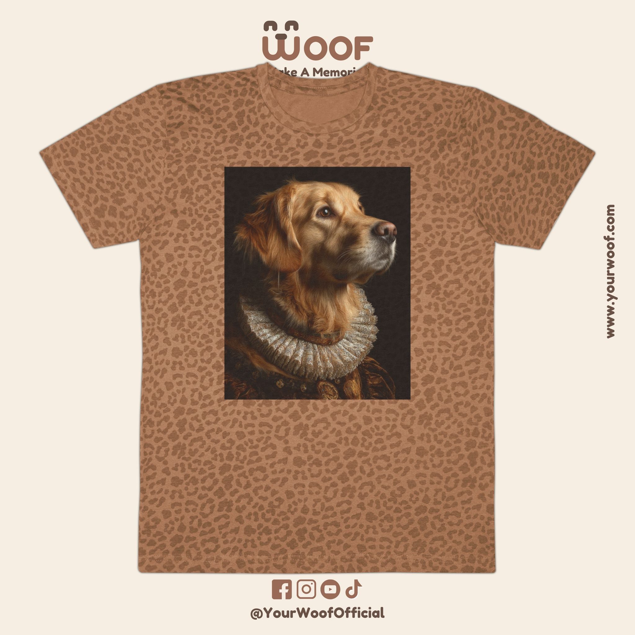 Golden Retriever Art Tee, Pet Lover Shirt, Animal Lover Gift, Cute Dog T-Shirt, Gift for Her