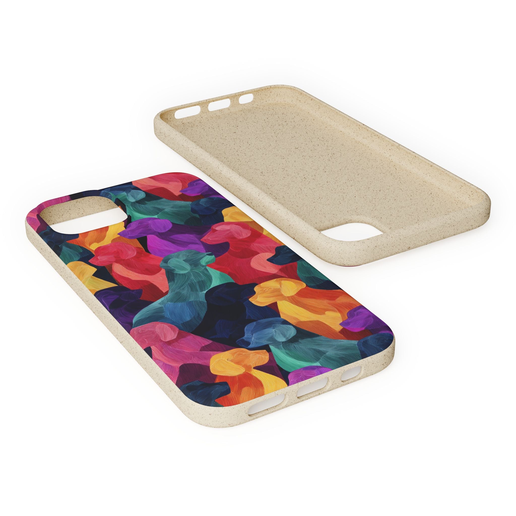 Colorful Dog-Themed Biodegradable Phone Cases, Eco-friendly Gifts for Pet Lovers, Sustainable Accessories for Everyday Use, Dog Lover [...]