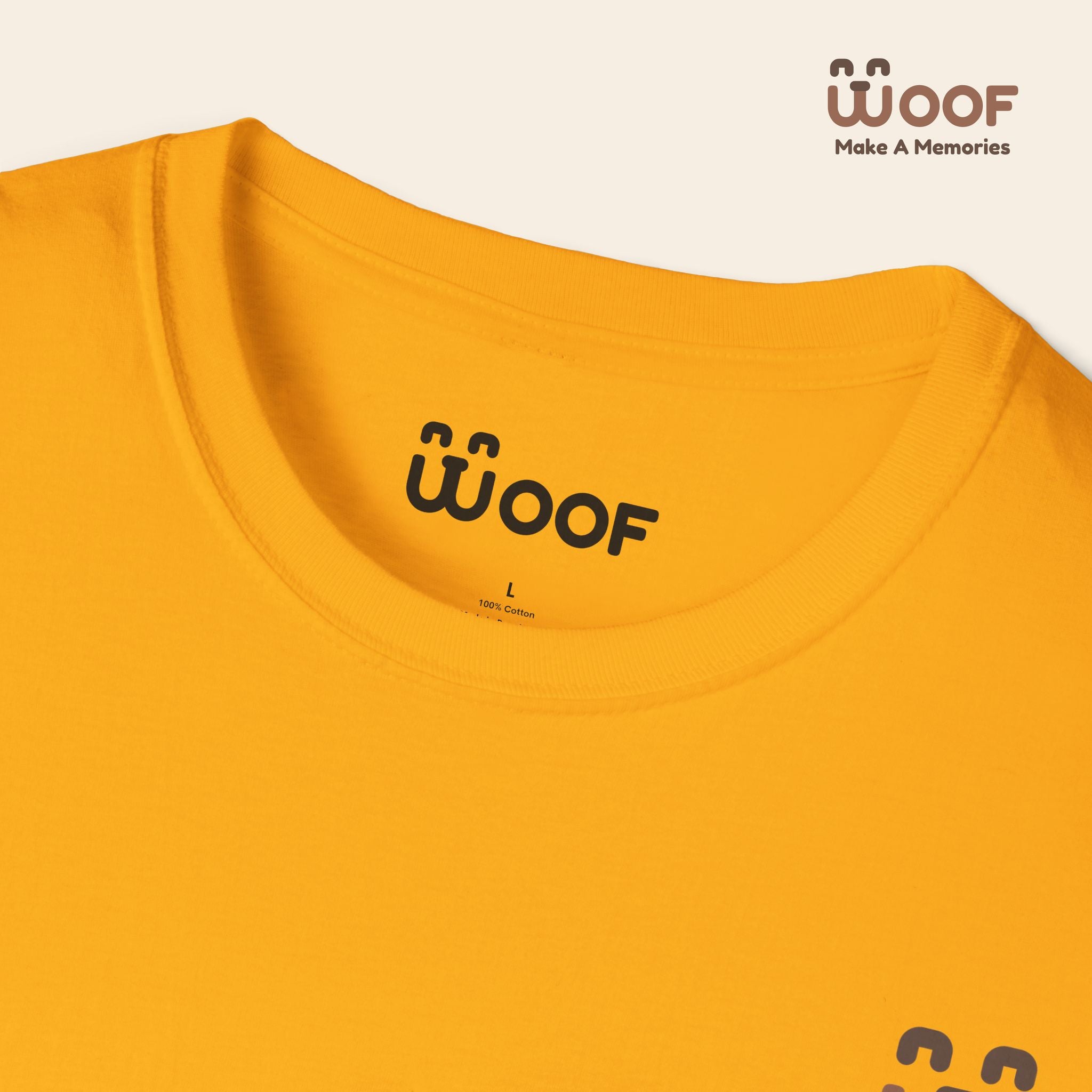 Dog Lover Softstyle T-Shirt | Personalized Pet Tee, Animal Lover Gift, Cute Graphic Shirt, Holiday Apparel, Woof T-Shirt
