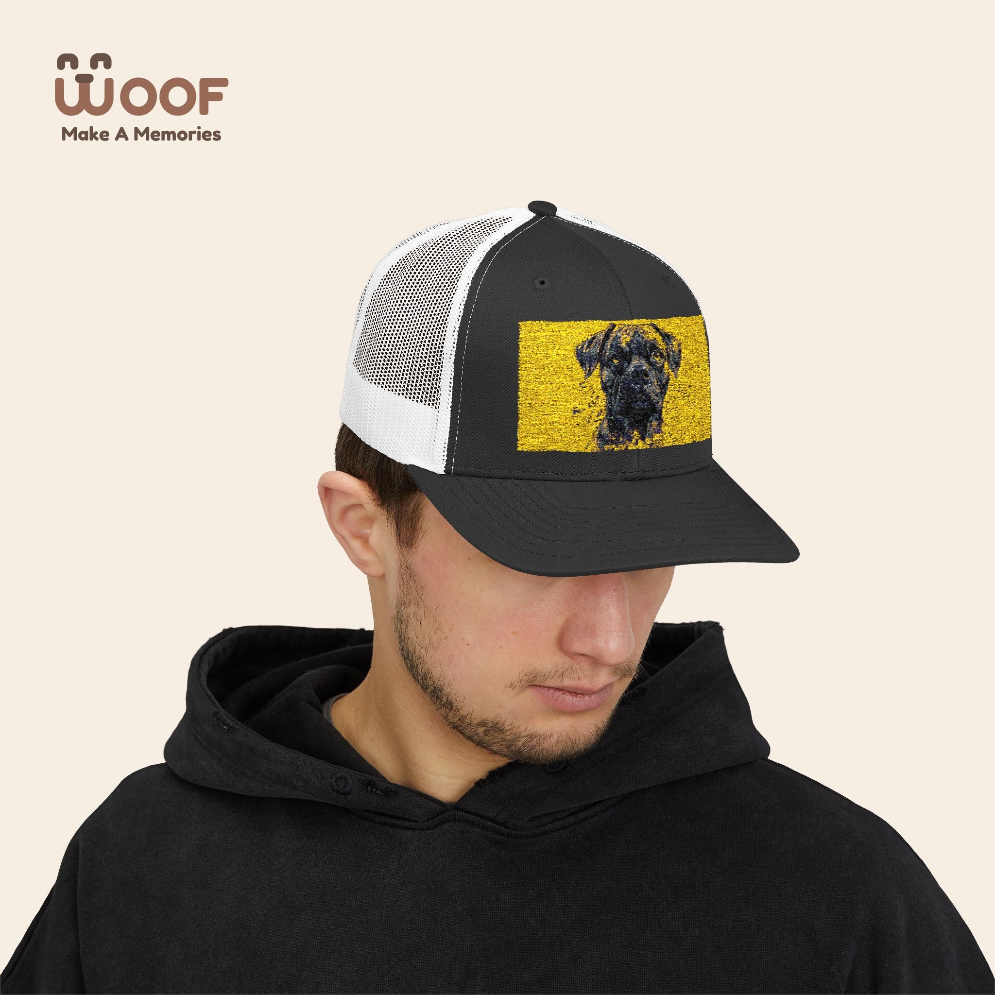 Personalized Dog Lover Snapback Cap, Adjustable Trucker Hat, Gift for Dog Owners, Pet Memory Cap, Fun Customizable Hat