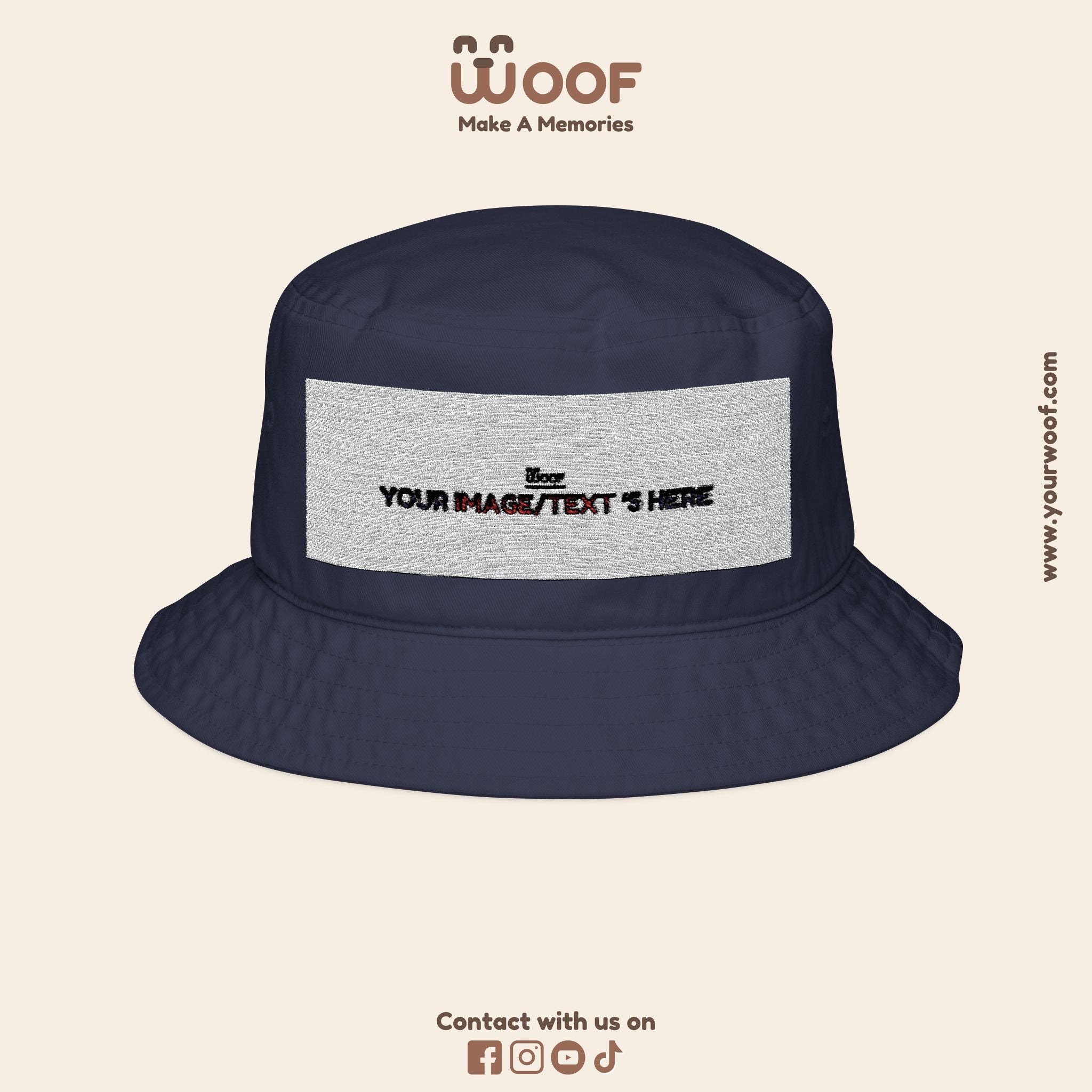 Woof Bucket Hat – Dog Lover Gift, Summer Accessory, Outdoor Fun Hat, Pet Parent Fashion, Cool Casual Style