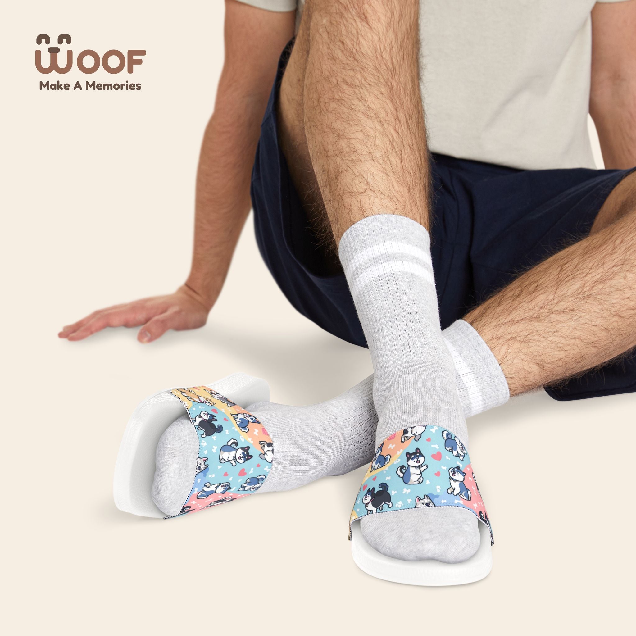 Cute Animal Print Sandals for Men - Summer Outdoor Comfort