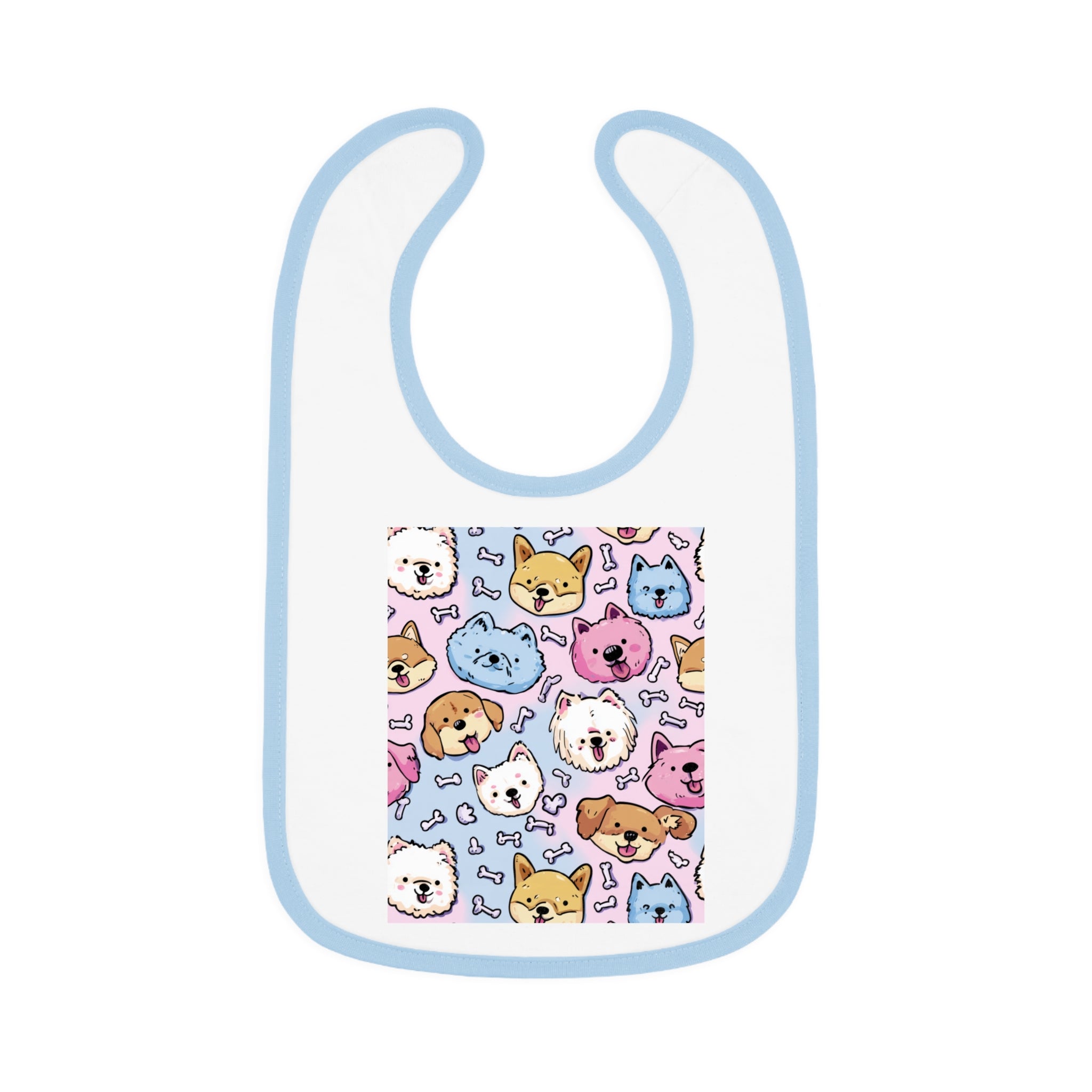Cute Pet Pattern Baby Bib, Dog and Cat Design, Ideal Baby Shower Gift, Toddler Feeding Accessories, Fun Party Bibs