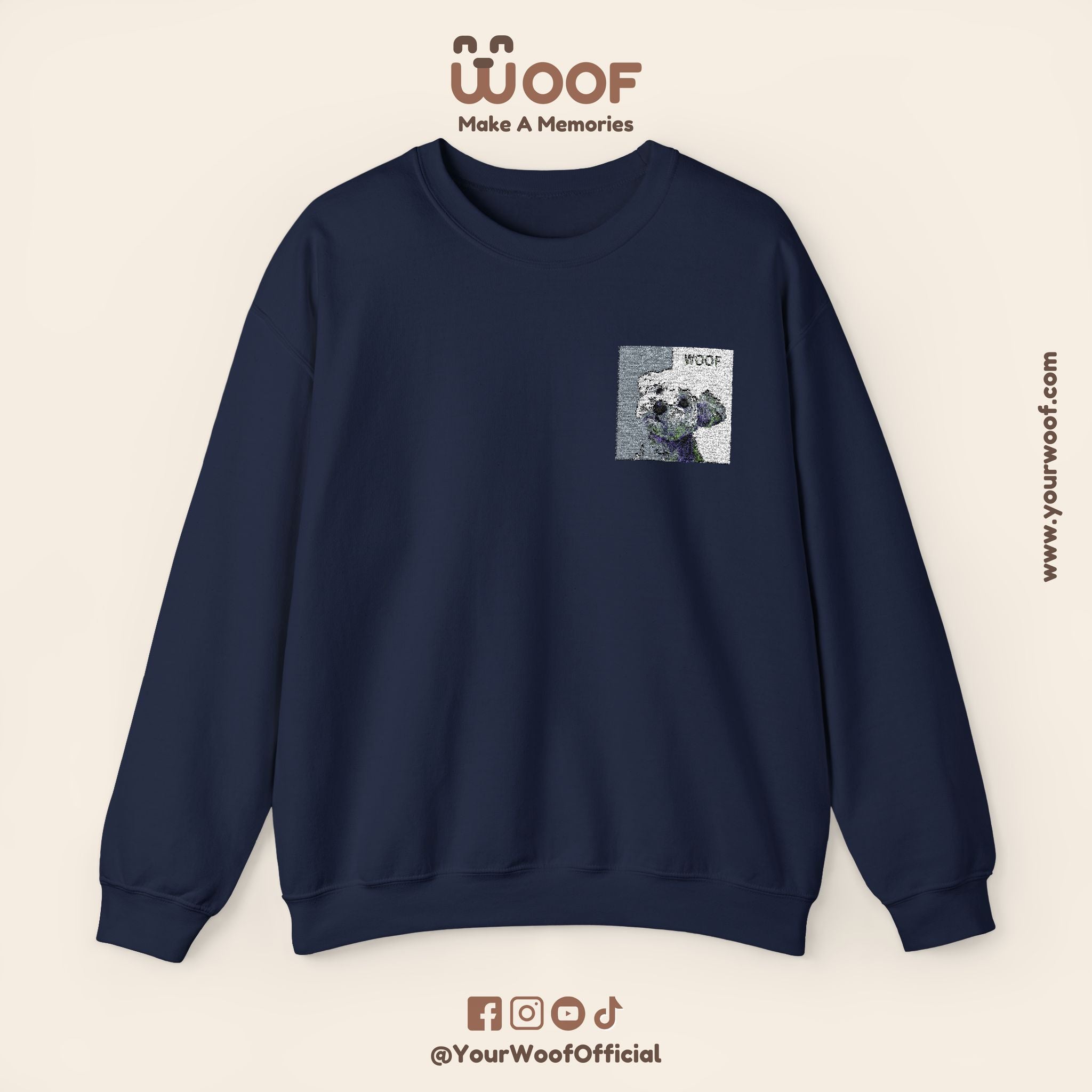 Cozy Dog Lover Crewneck Sweatshirt - Perfect Gift for Animal Lovers