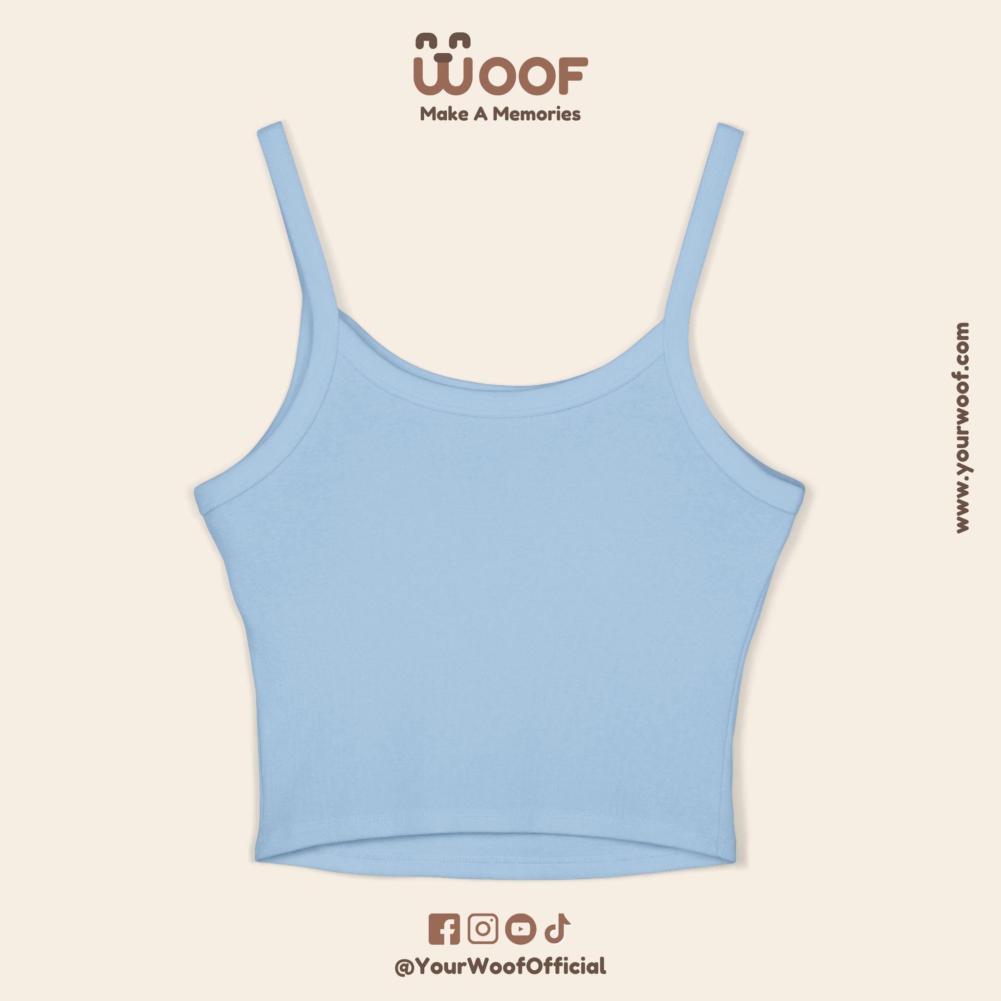 Cute Pet Lover's Spaghetti Strap Tank Top, Dog Mom Gift, Summer Top, Casual Wear, Animal Lover Apparel