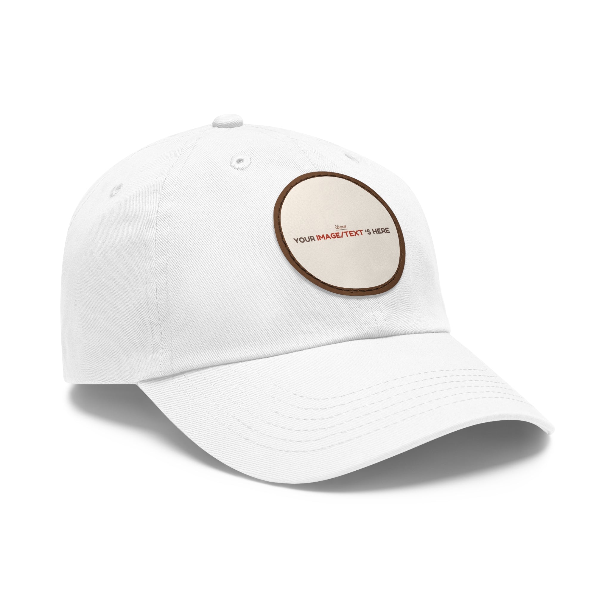 Stylish Dad Hat with Custom Leather Patch, Gifts for Dad, Casual Cap, Vintage Style Hat, Father's Day Accessories, Personalized Headwear