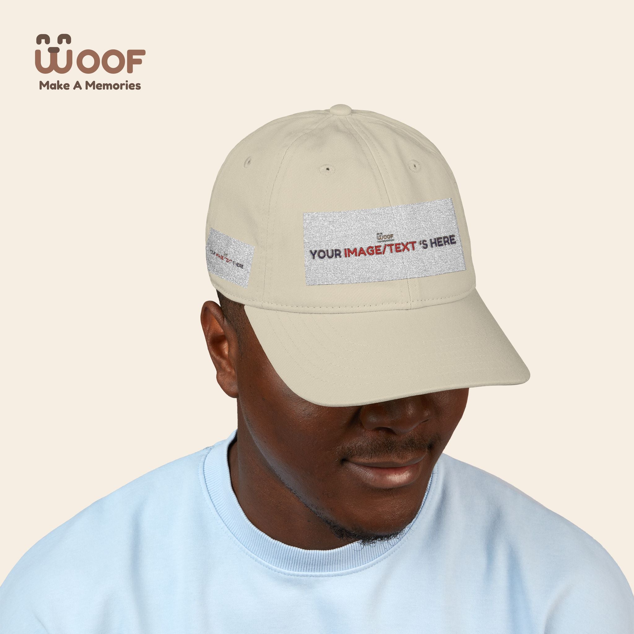 Organic Embroidered Baseball Cap, Eco-Friendly Cap for Outdoor Lovers, Customizable Gift for Birthdays, Casual Wear, Summer Style