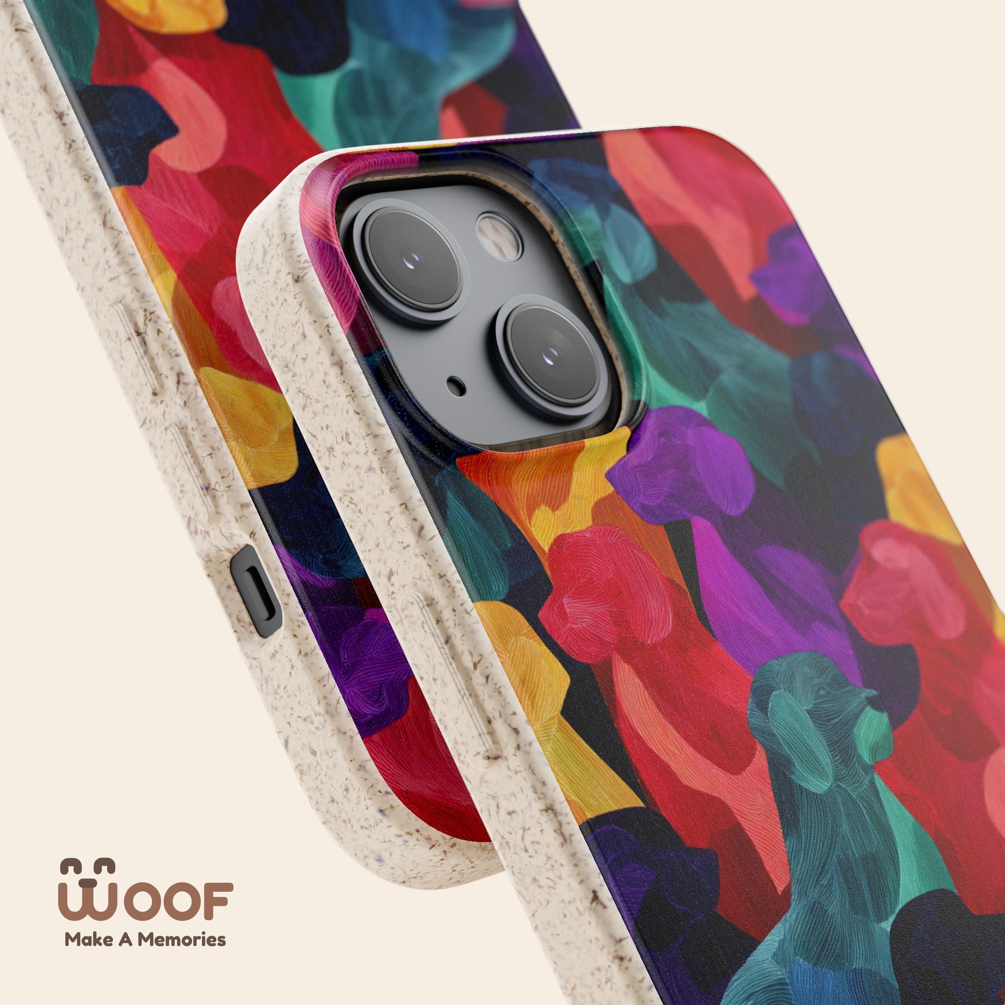Colorful Dog-Themed Biodegradable Phone Cases, Eco-friendly Gifts for Pet Lovers, Sustainable Accessories for Everyday Use, Dog Lover [...]