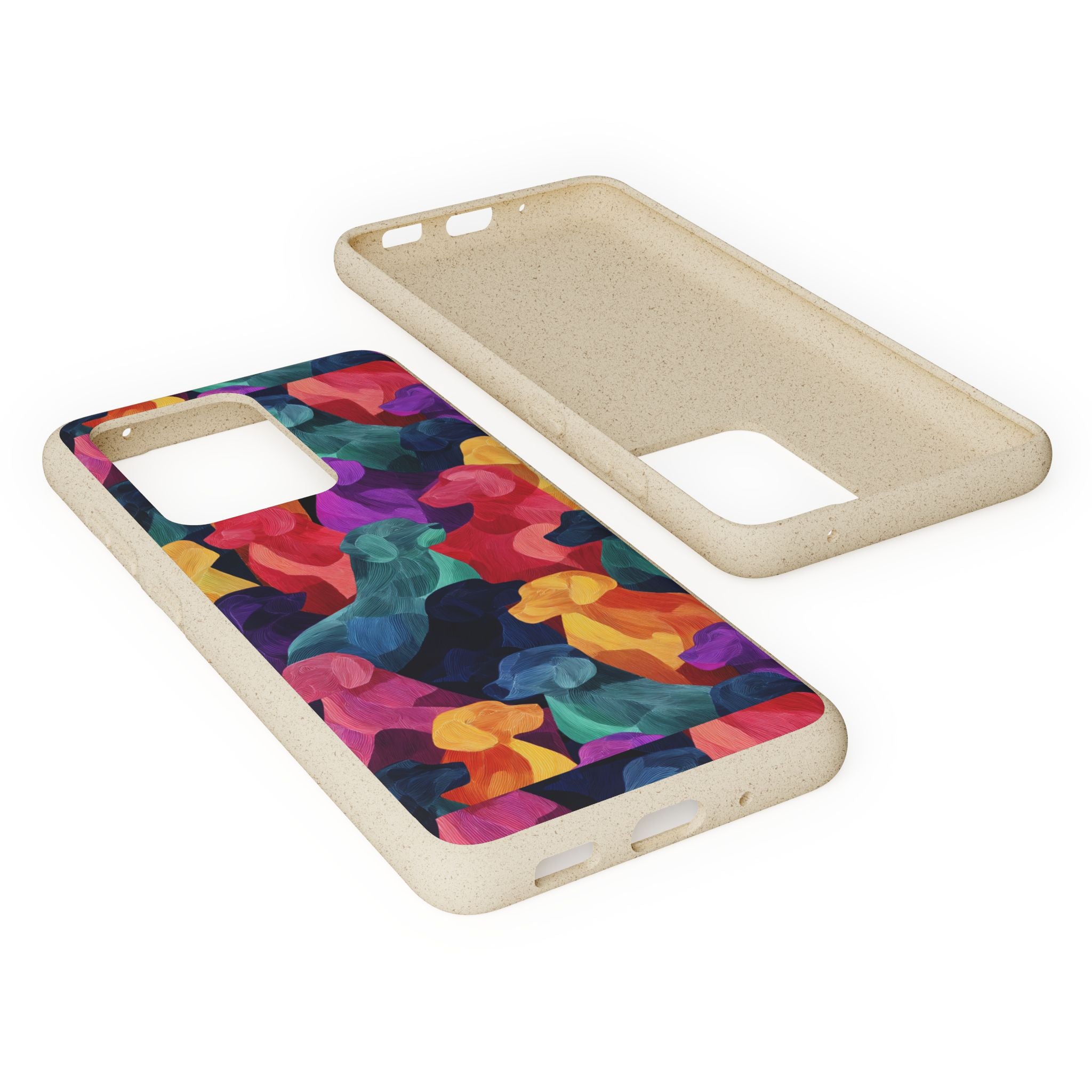 Colorful Dog-Themed Biodegradable Phone Cases, Eco-friendly Gifts for Pet Lovers, Sustainable Accessories for Everyday Use, Dog Lover [...]