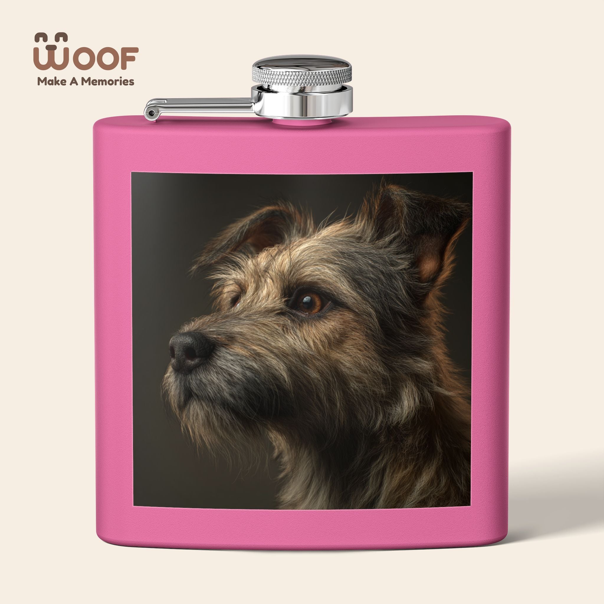 Personalized Dog Lover's Flask, Stainless Steel Flask Gift for Pet Owners, Custom Engraved Wine Flask, Dog-Themed Travel Flask, Unique [...]