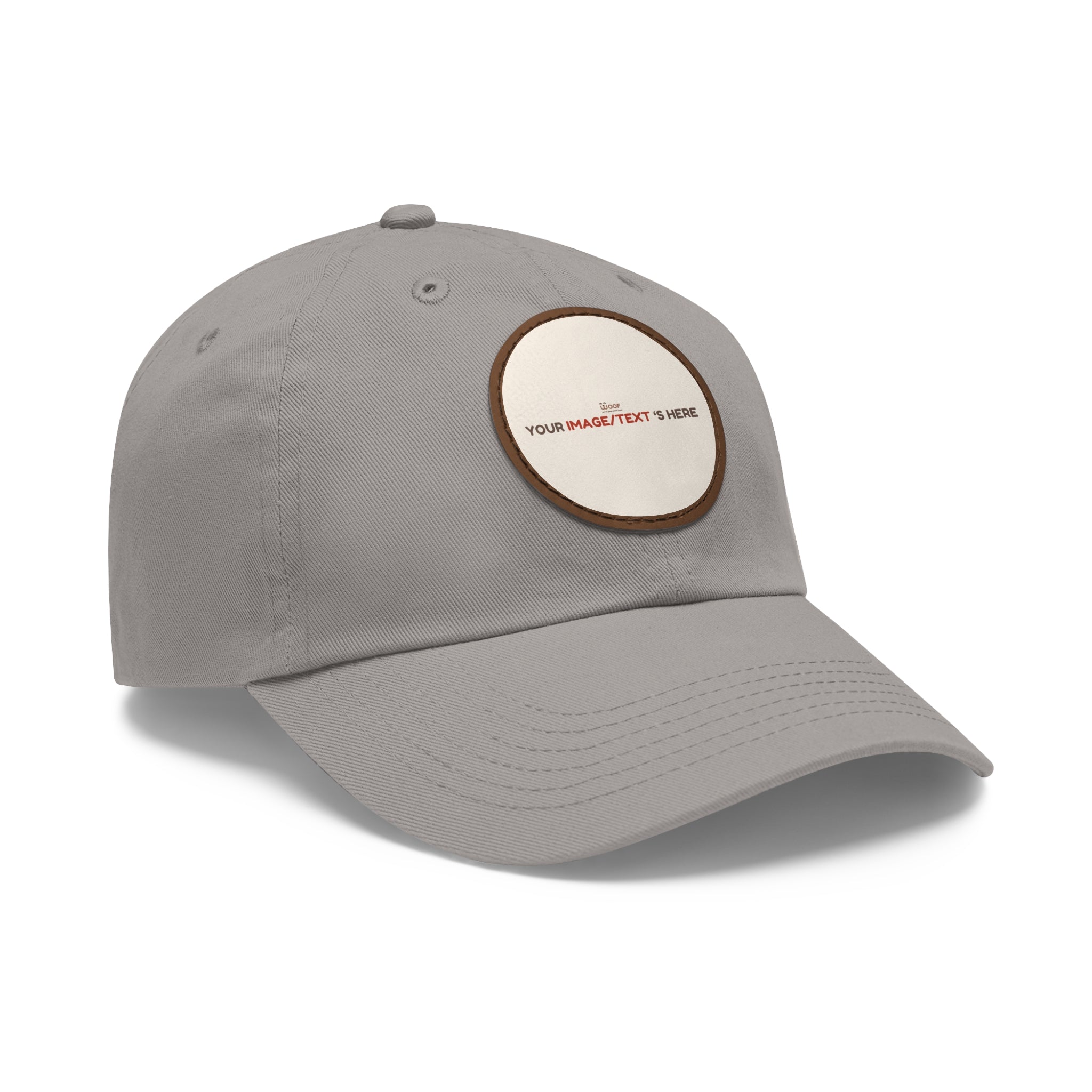 Stylish Dad Hat with Custom Leather Patch, Gifts for Dad, Casual Cap, Vintage Style Hat, Father's Day Accessories, Personalized Headwear