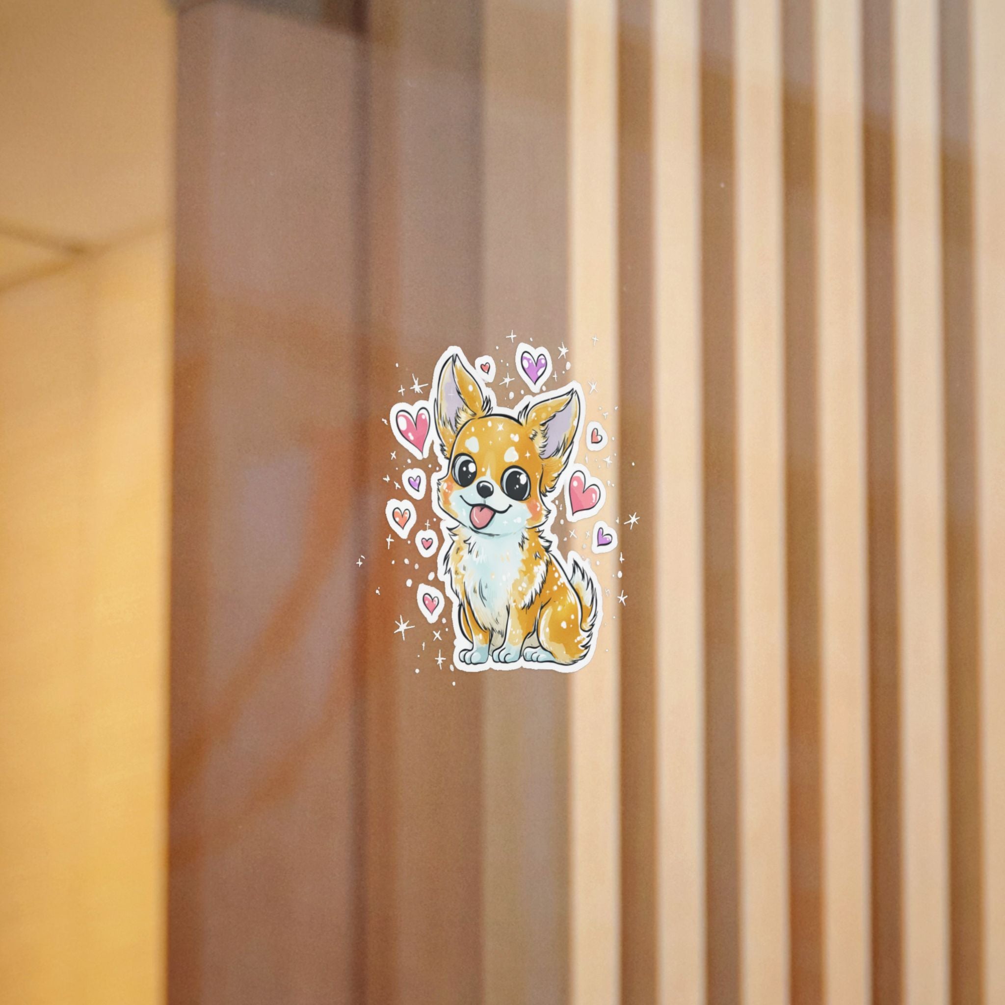 Cute Corgi Die-Cut Stickers - Loveable Dog Decor for Pet Lovers