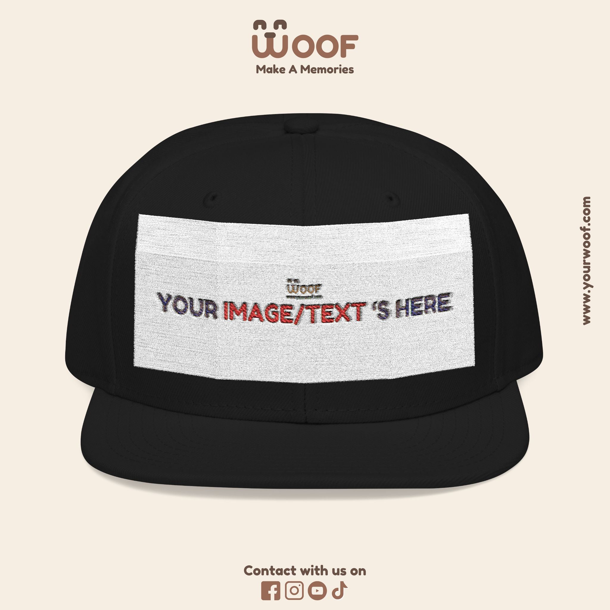Custom Embroidered Snapback Hat, Personalized Cap, Unique Gifts, Dad Hat, Fashion Accessory, Customized Headwear