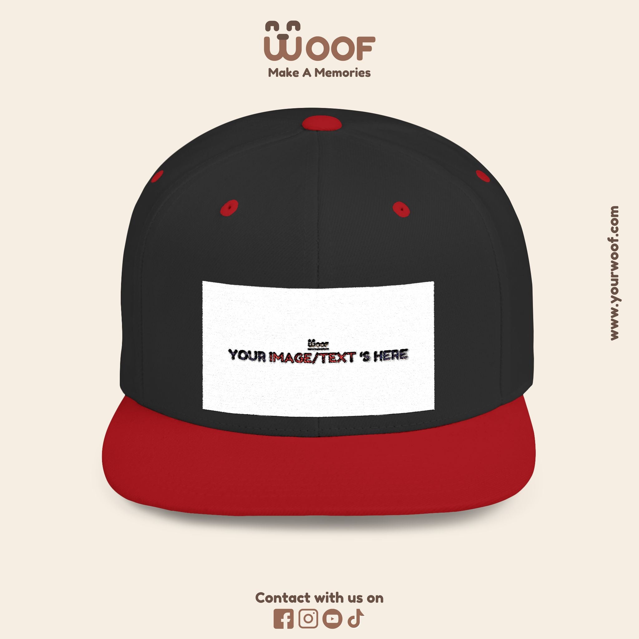 Stylish Flat Bill Snapback Hat, Custom Cap, Trendy Streetwear, Gift for Him/Her, Perfect for Events & Fashion Lovers