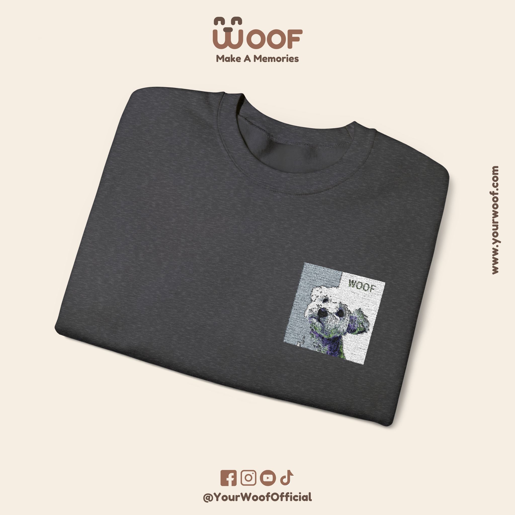 Cozy Dog Lover Crewneck Sweatshirt - Perfect Gift for Animal Lovers