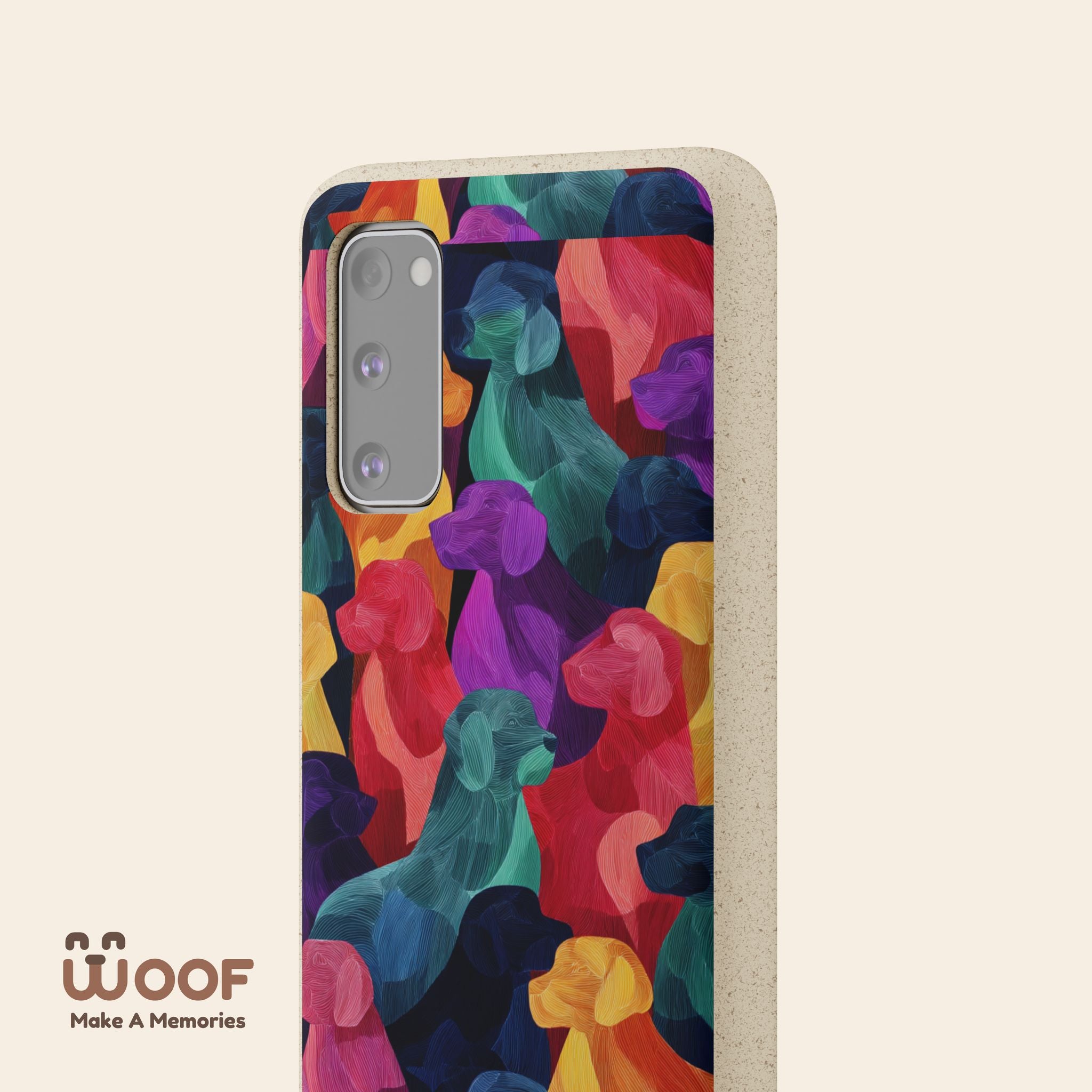 Colorful Dog-Themed Biodegradable Phone Cases, Eco-friendly Gifts for Pet Lovers, Sustainable Accessories for Everyday Use, Dog Lover [...]