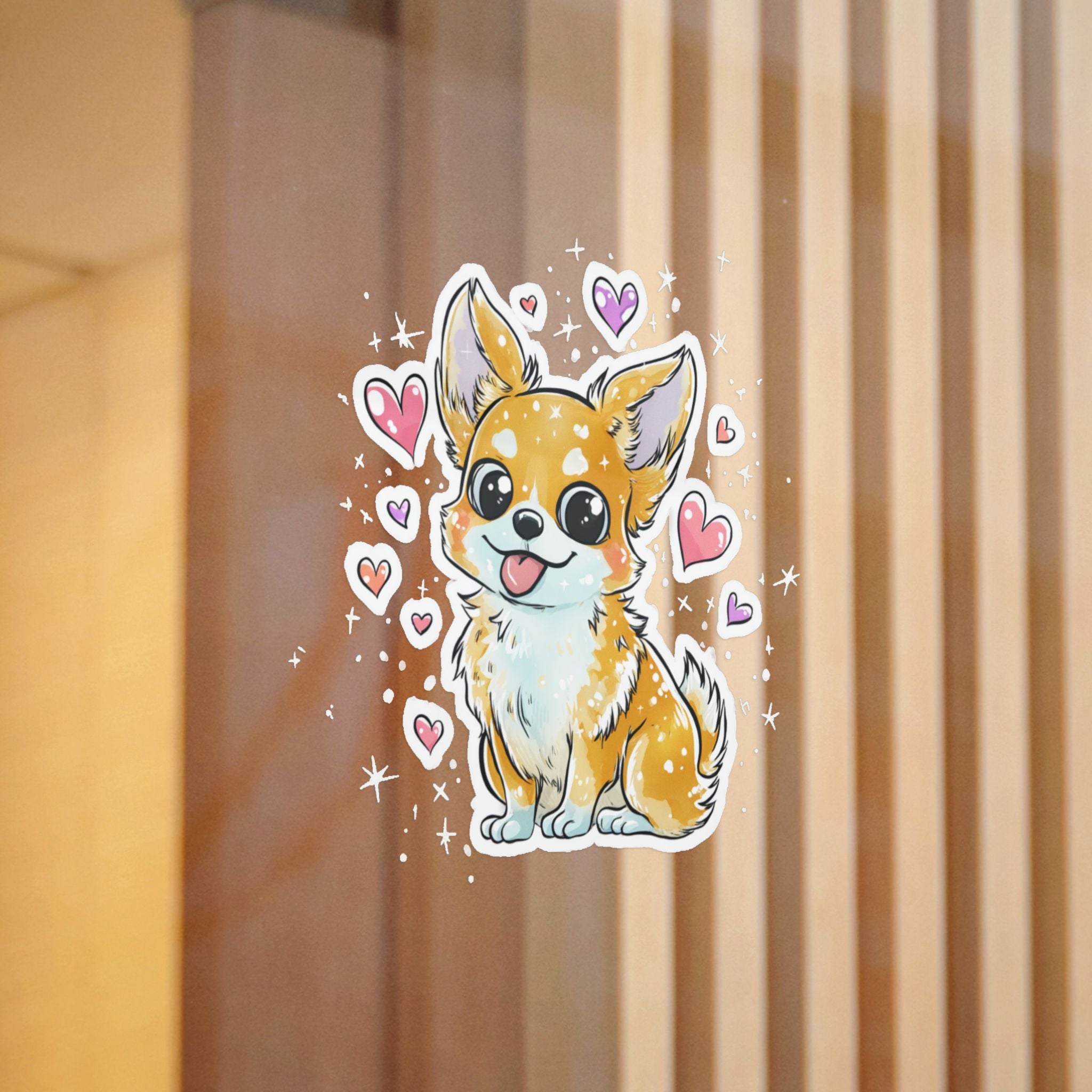Cute Corgi Die-Cut Stickers - Loveable Dog Decor for Pet Lovers