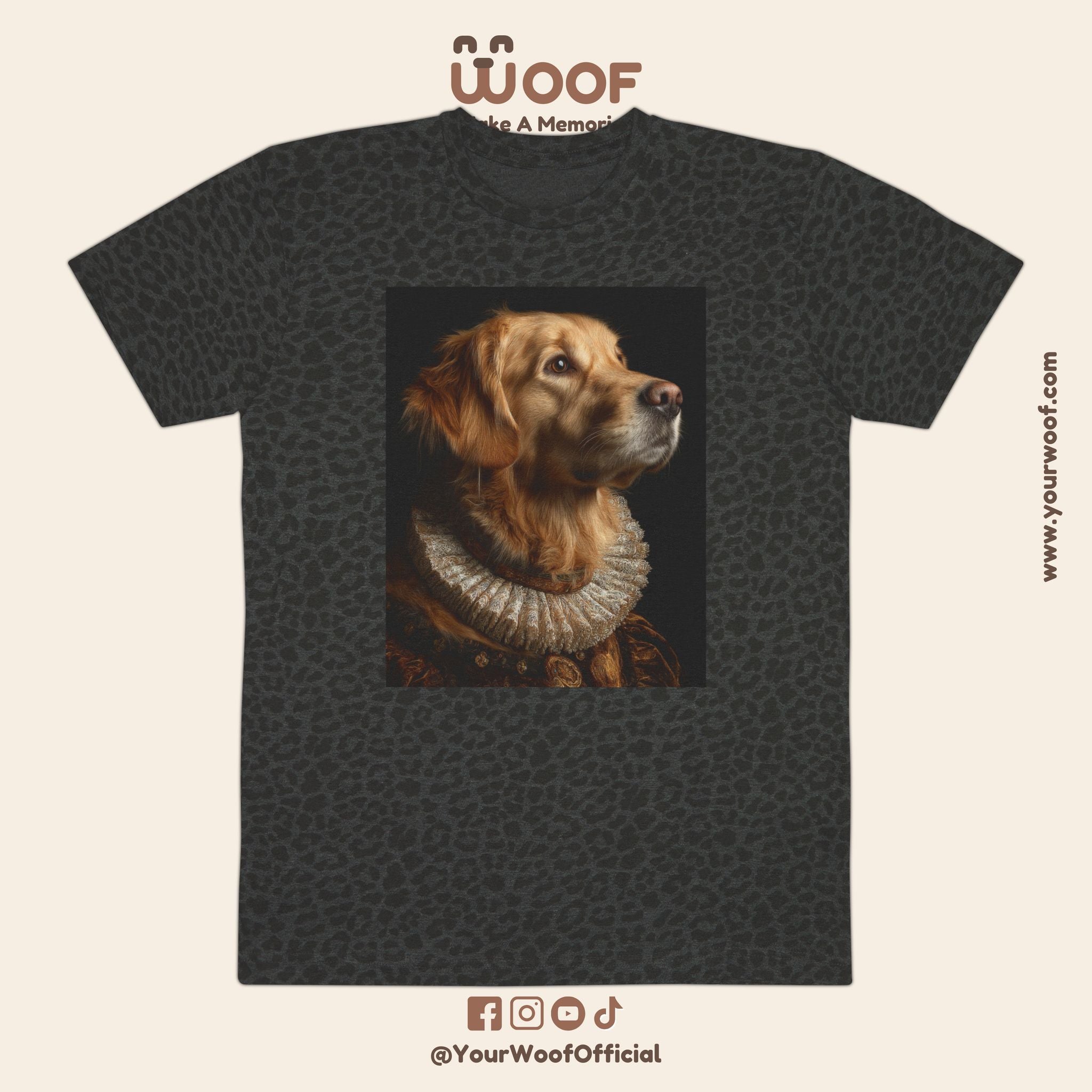 Golden Retriever Art Tee, Pet Lover Shirt, Animal Lover Gift, Cute Dog T-Shirt, Gift for Her