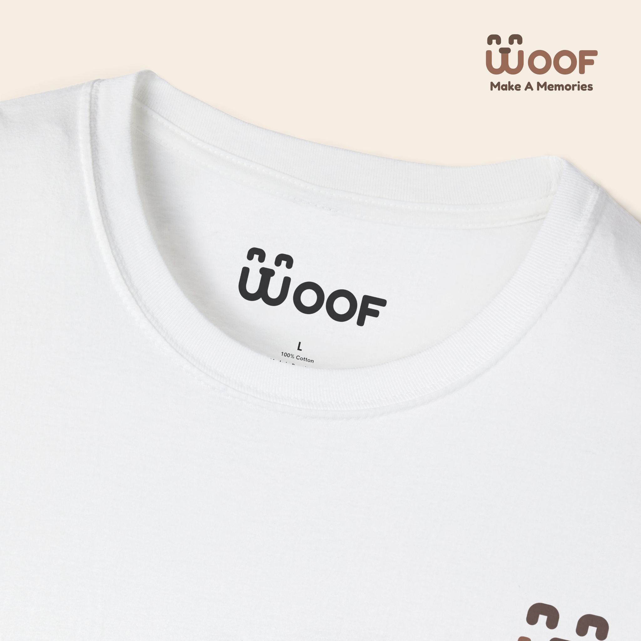 Dog Lover Softstyle T-Shirt | Personalized Pet Tee, Animal Lover Gift, Cute Graphic Shirt, Holiday Apparel, Woof T-Shirt