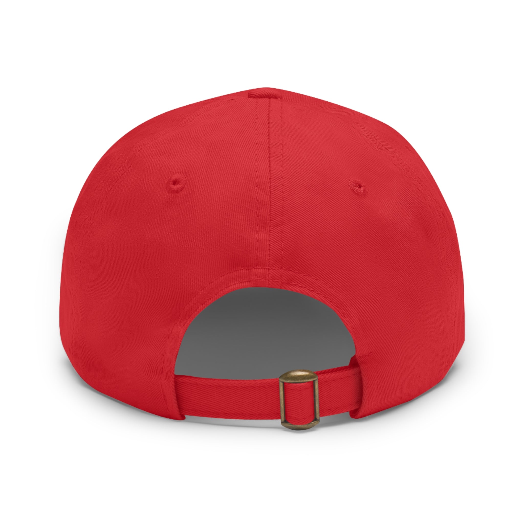 Custom Leather Patch Dad Hat, Personalized Cap, Gift for Dad, Casual Style, Outdoor Accessory, Unique Father's Day Gift