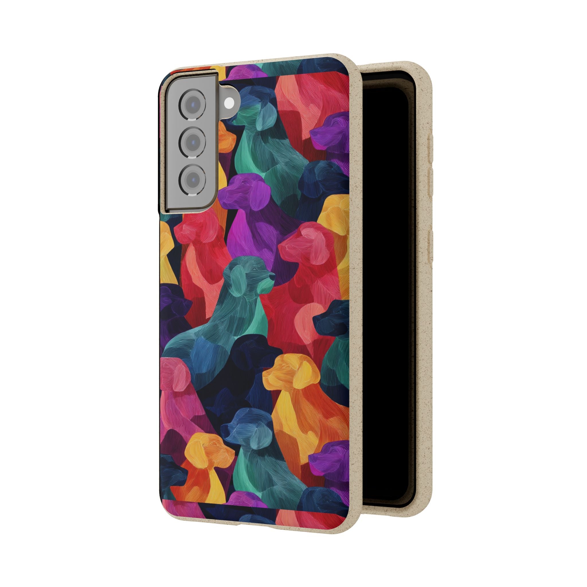 Colorful Dog-Themed Biodegradable Phone Cases, Eco-friendly Gifts for Pet Lovers, Sustainable Accessories for Everyday Use, Dog Lover [...]