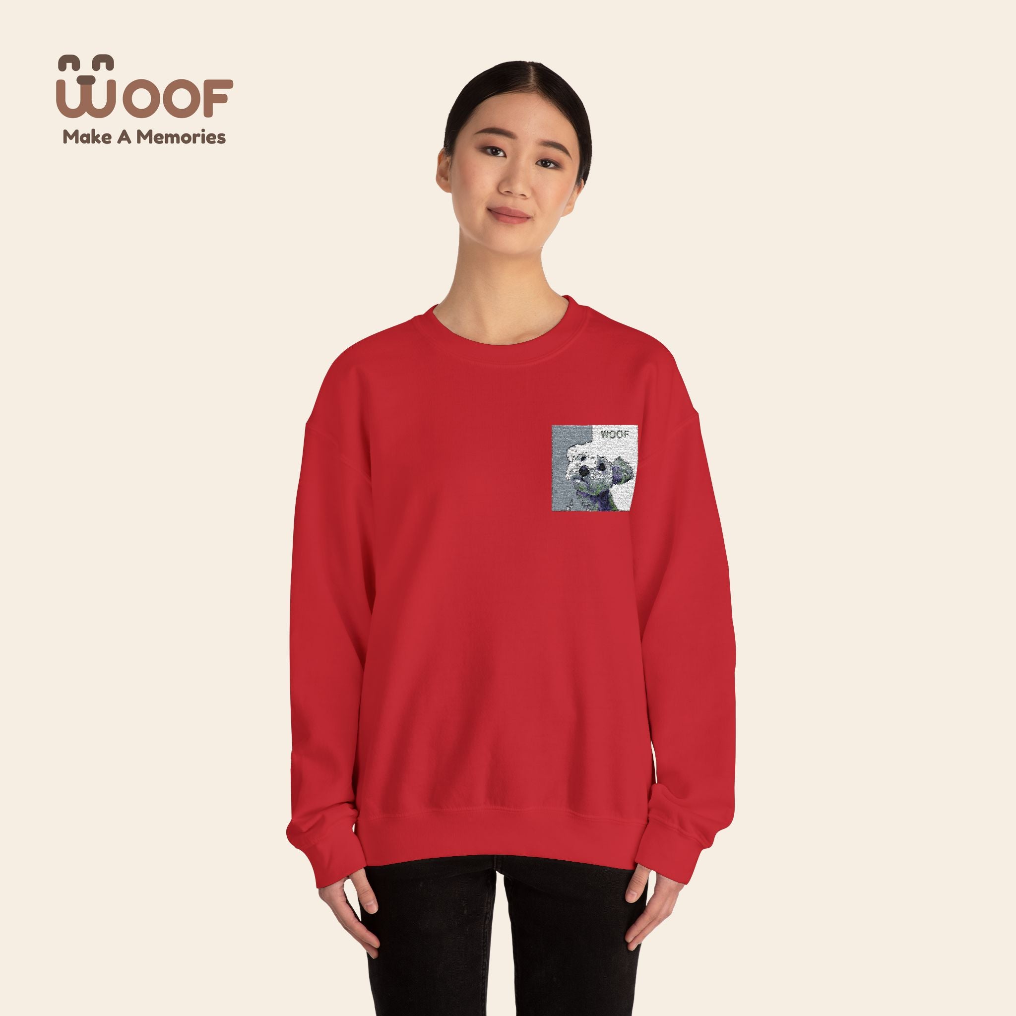 Cozy Dog Lover Crewneck Sweatshirt - Perfect Gift for Animal Lovers