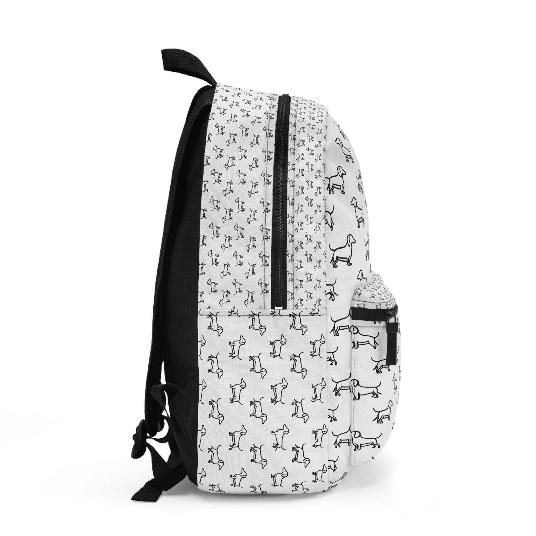 Dapper Dachshund Backpack, Cute Dog Backpack, Pet Lover Gift, School Bag, Stylish Tote for Dog Lovers